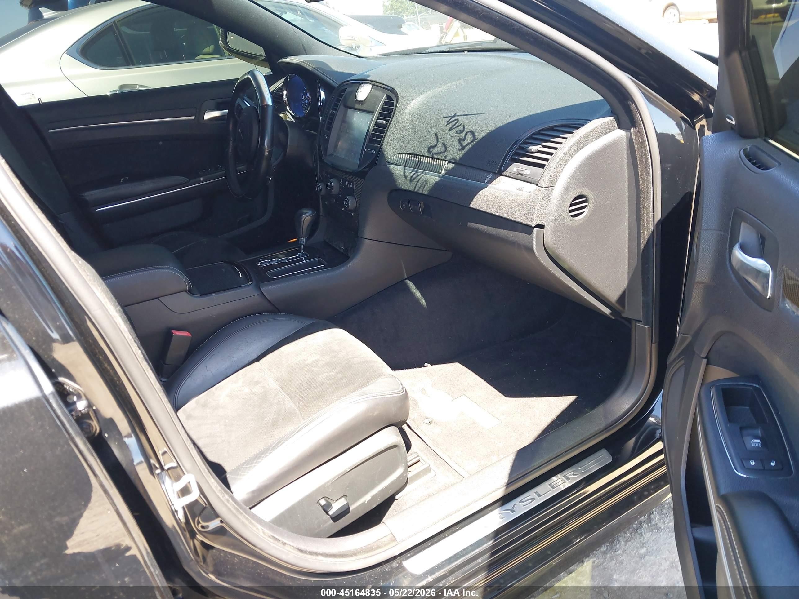 2012 Chrysler 300 Srt8 Black vin: 2C3CCAFJ5CH800114