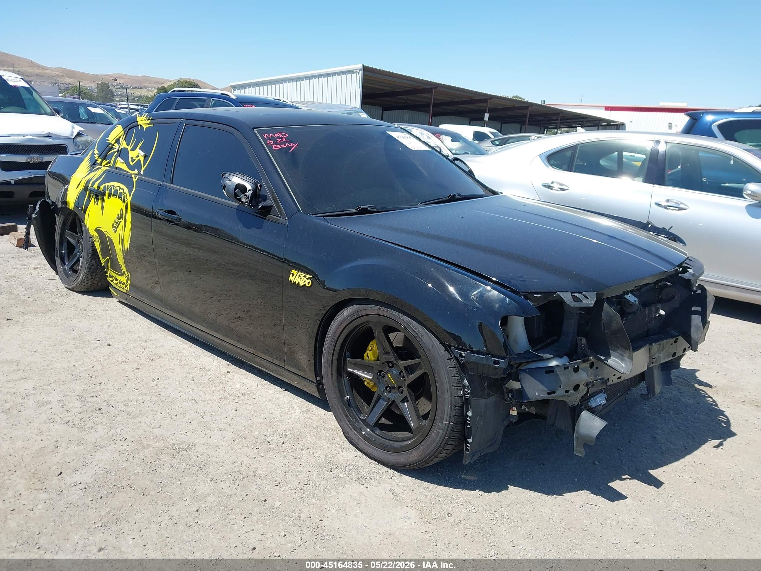 2012 Chrysler 300 Srt8 Black vin: 2C3CCAFJ5CH800114