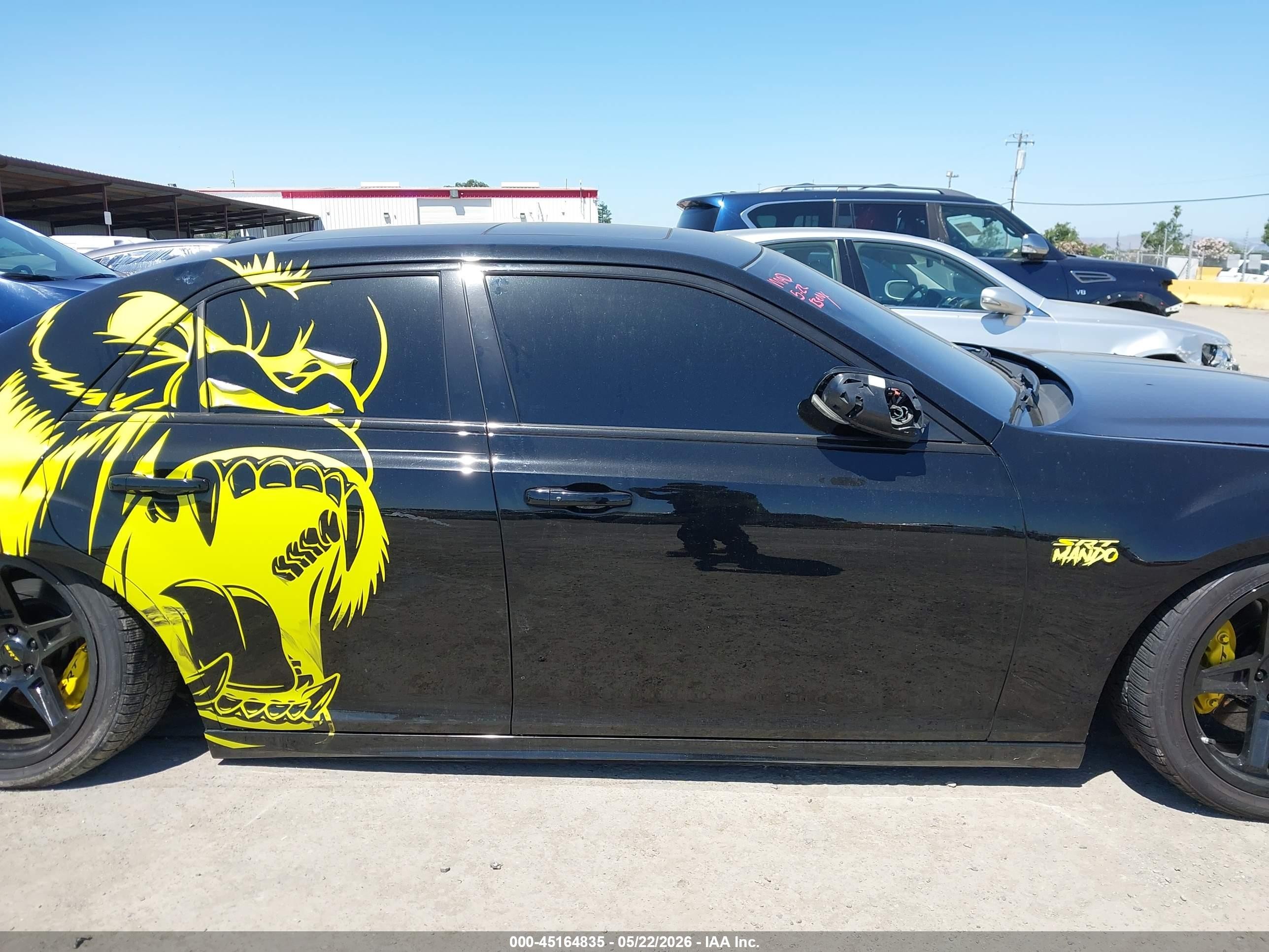 2012 Chrysler 300 Srt8 Black vin: 2C3CCAFJ5CH800114