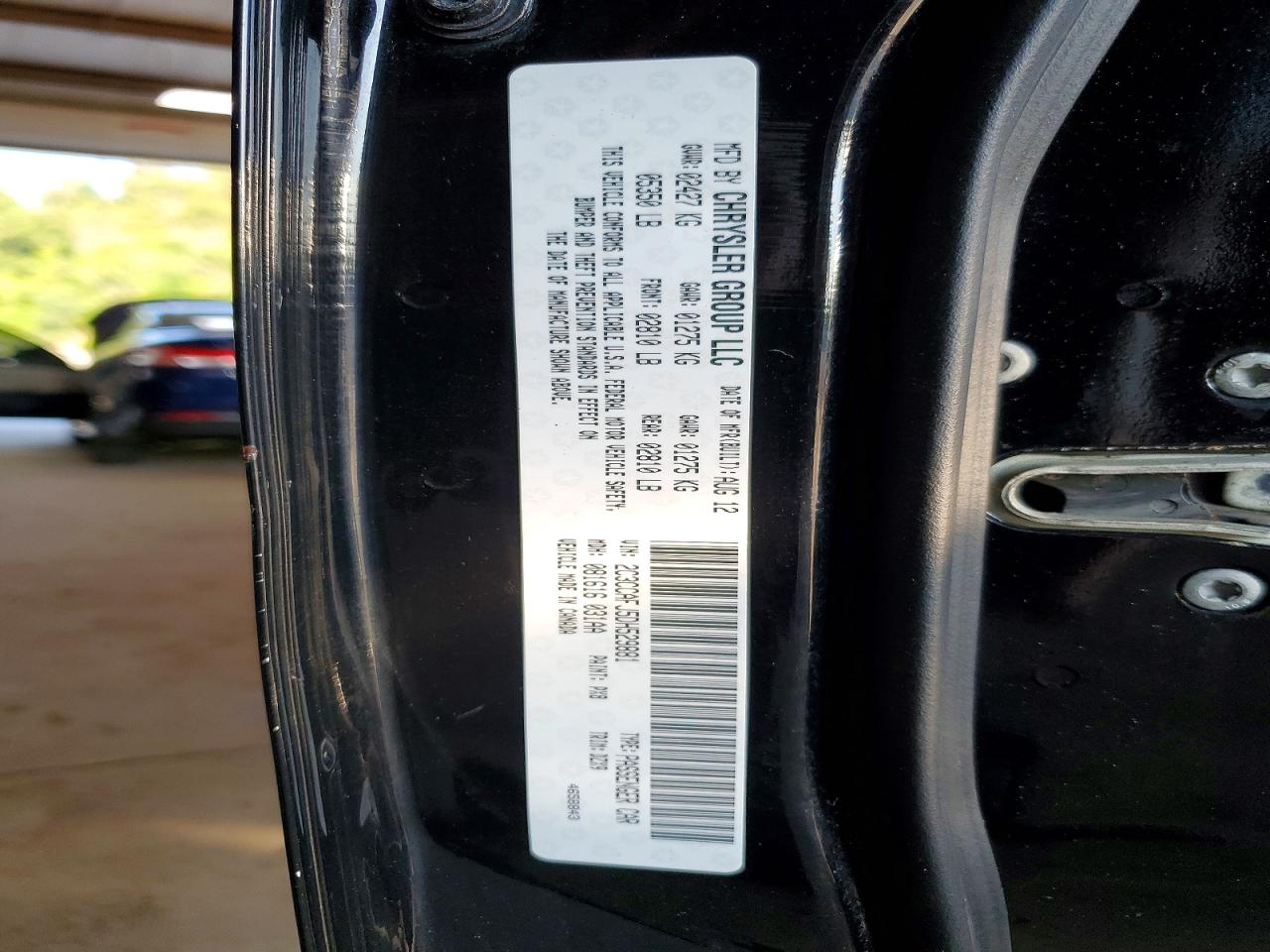 2013 Chrysler 300 Srt-8 Black vin: 2C3CCAFJ5DH529881
