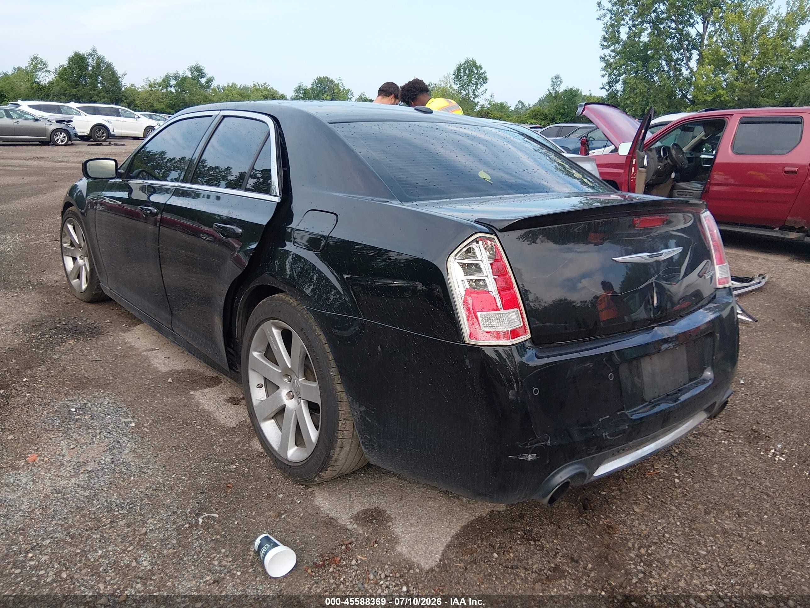 2012 Chrysler 300 Srt8 Black vin: 2C3CCAFJXCH800660