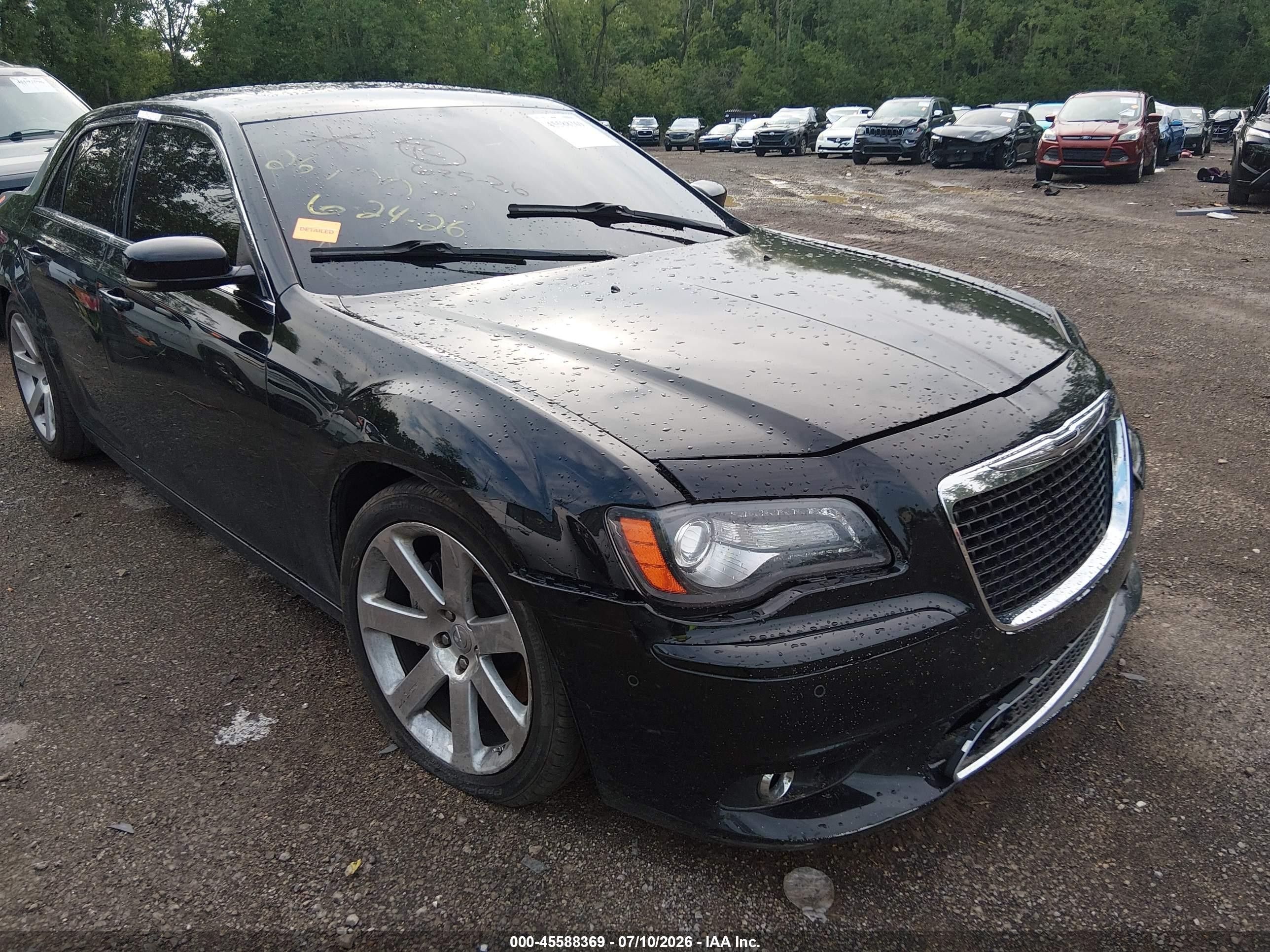 2012 Chrysler 300 Srt8 Black vin: 2C3CCAFJXCH800660