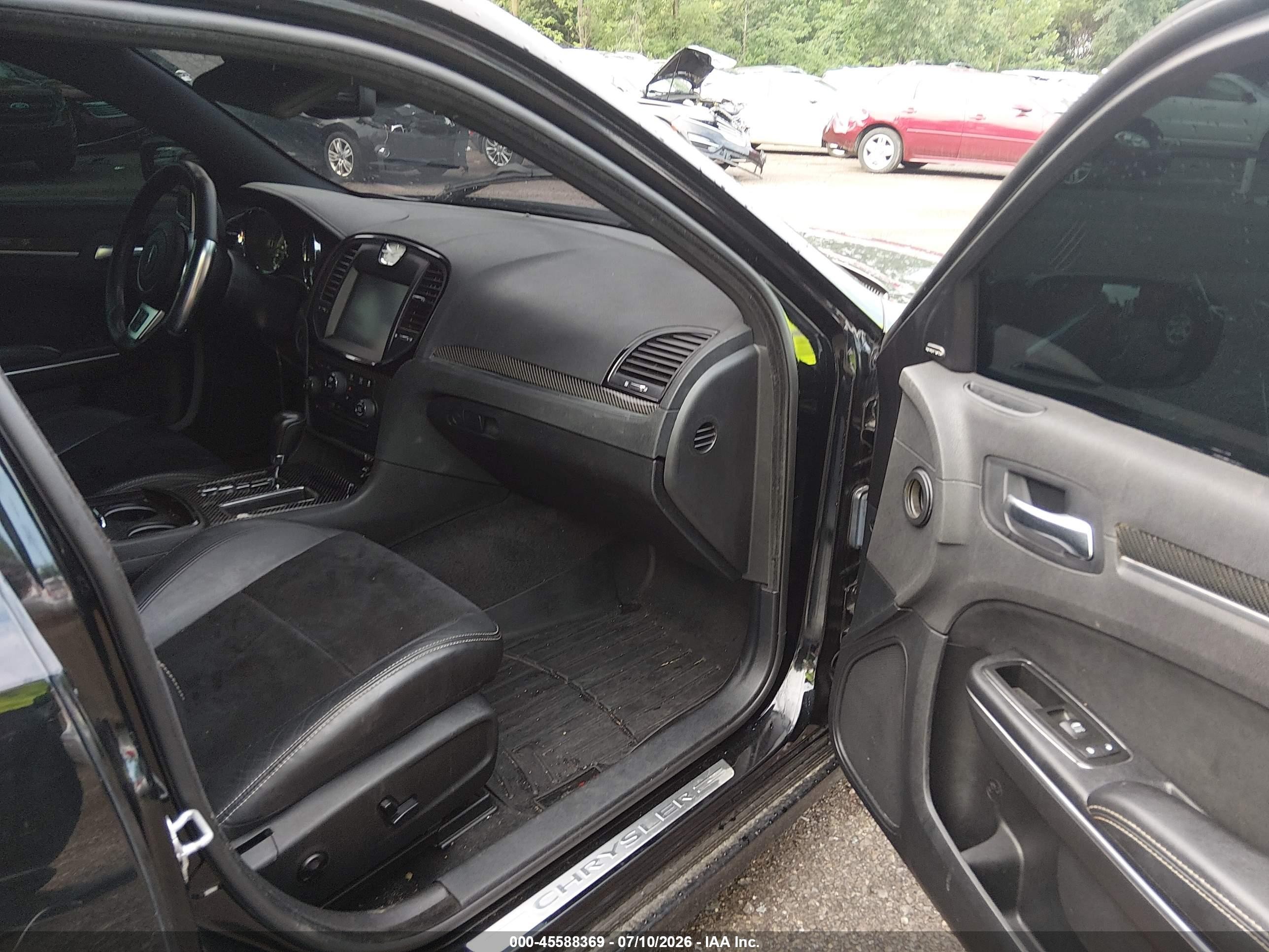 2012 Chrysler 300 Srt8 Black vin: 2C3CCAFJXCH800660