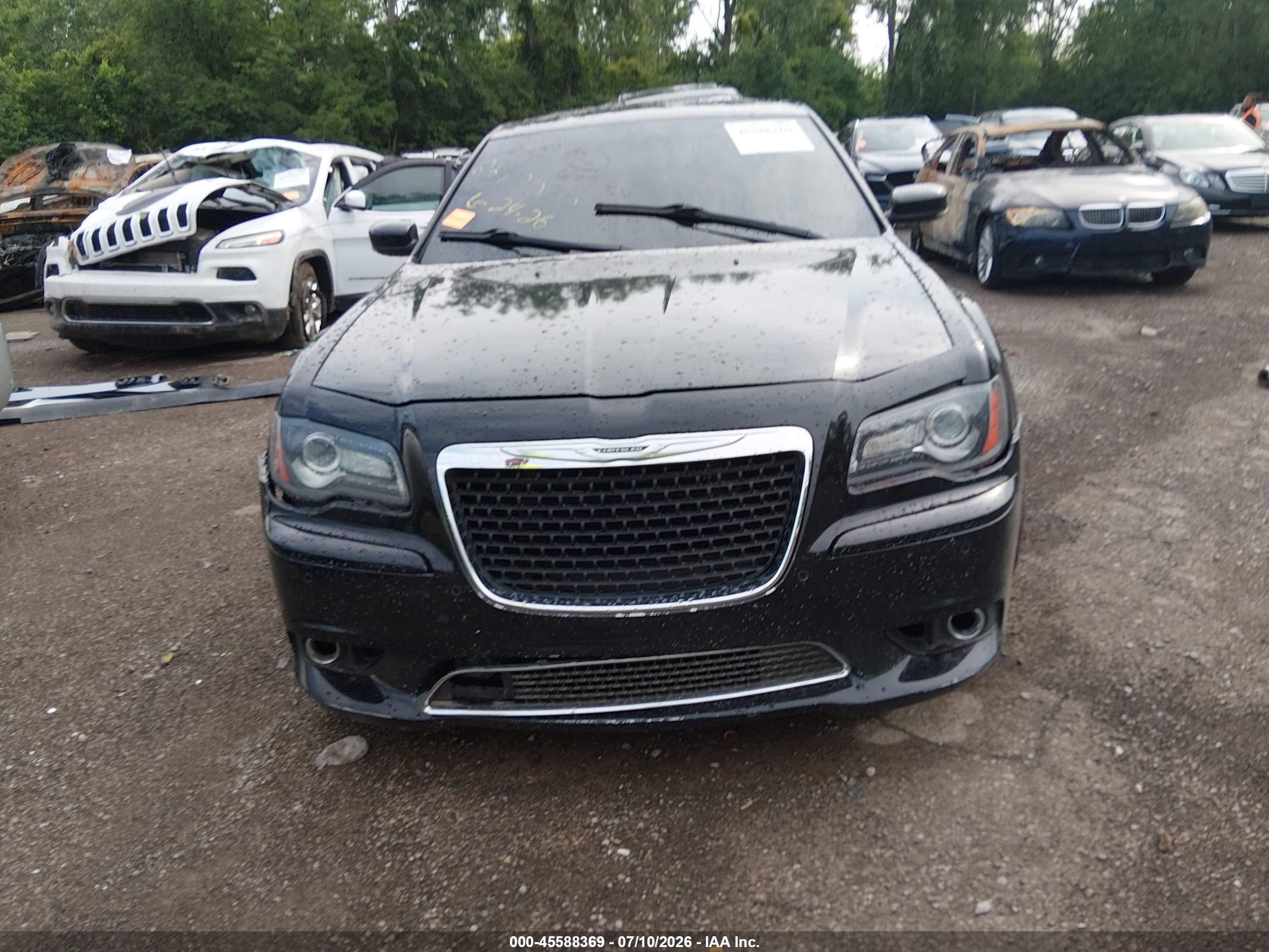2012 Chrysler 300 Srt8 Black vin: 2C3CCAFJXCH800660