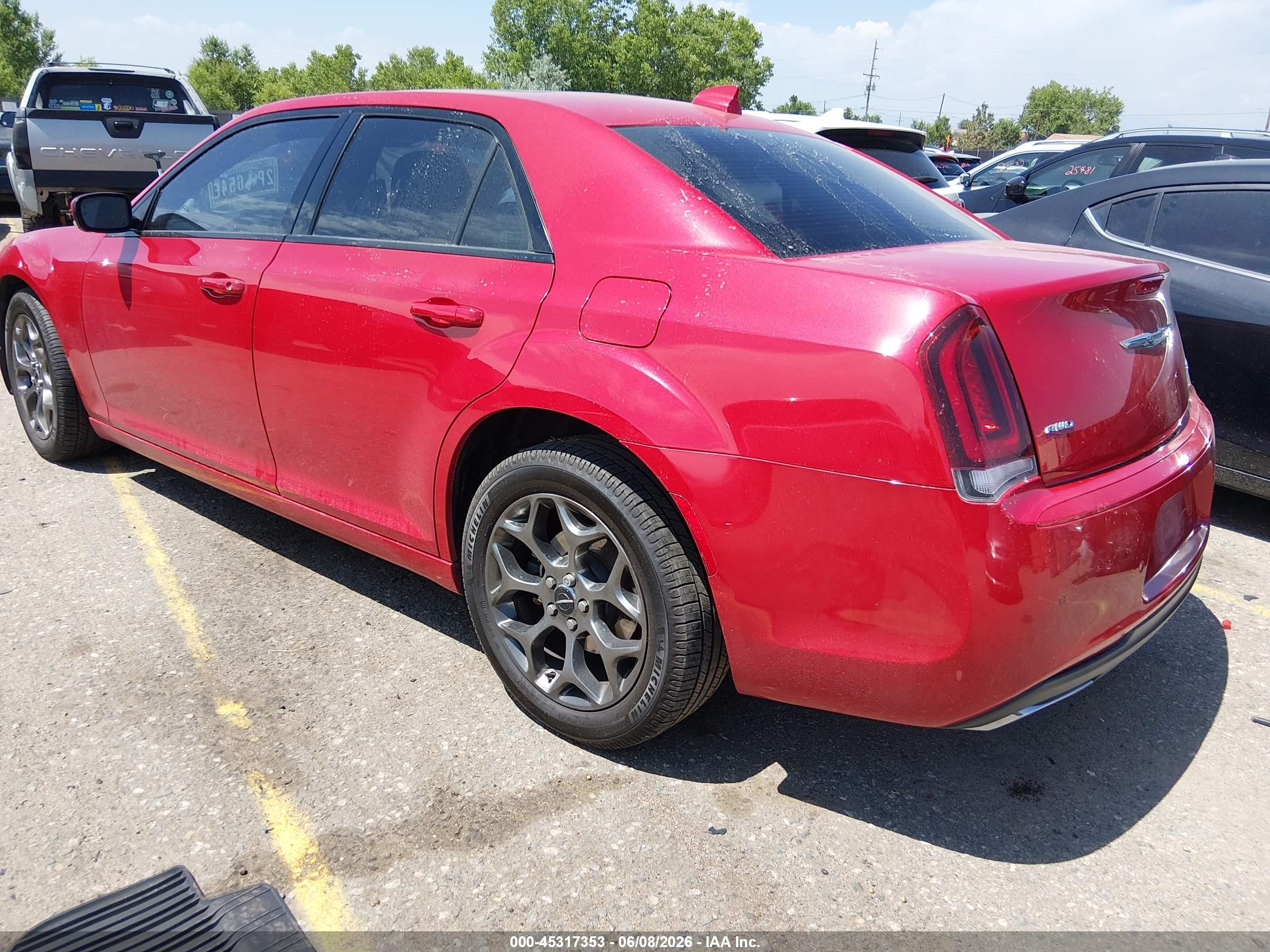 2015 Chrysler 300 300s Red vin: 2C3CCAGG0FH746860