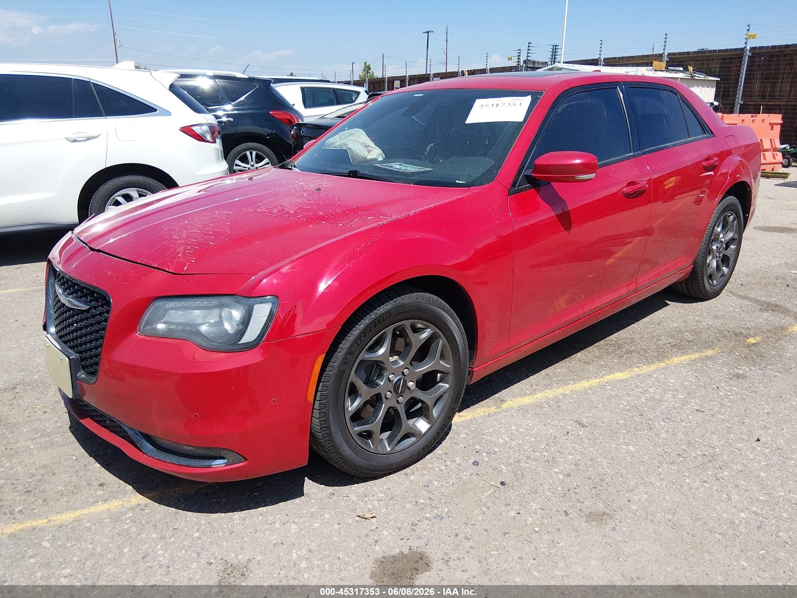 2015 Chrysler 300 300s Red vin: 2C3CCAGG0FH746860