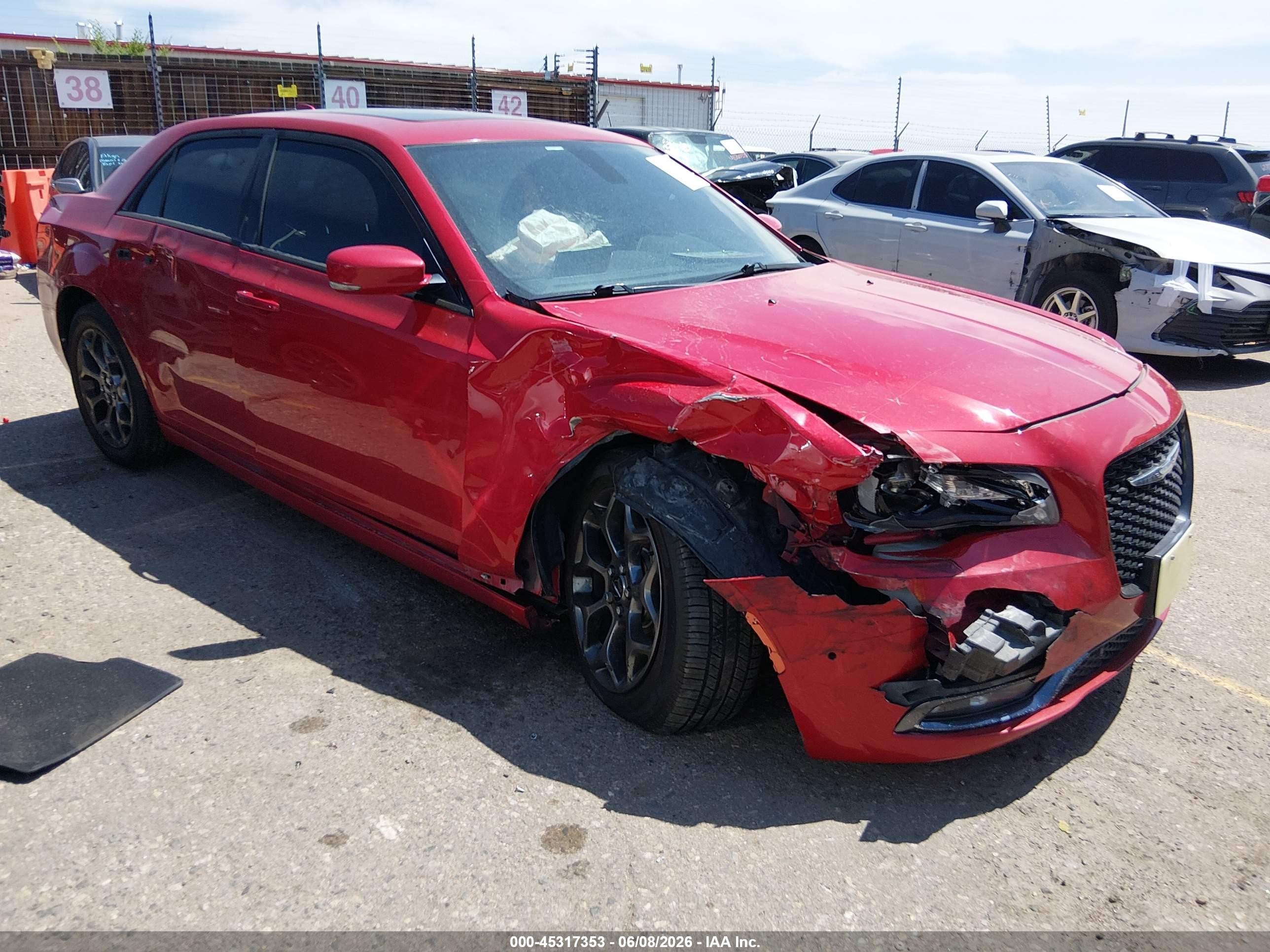 2015 Chrysler 300 300s Red vin: 2C3CCAGG0FH746860