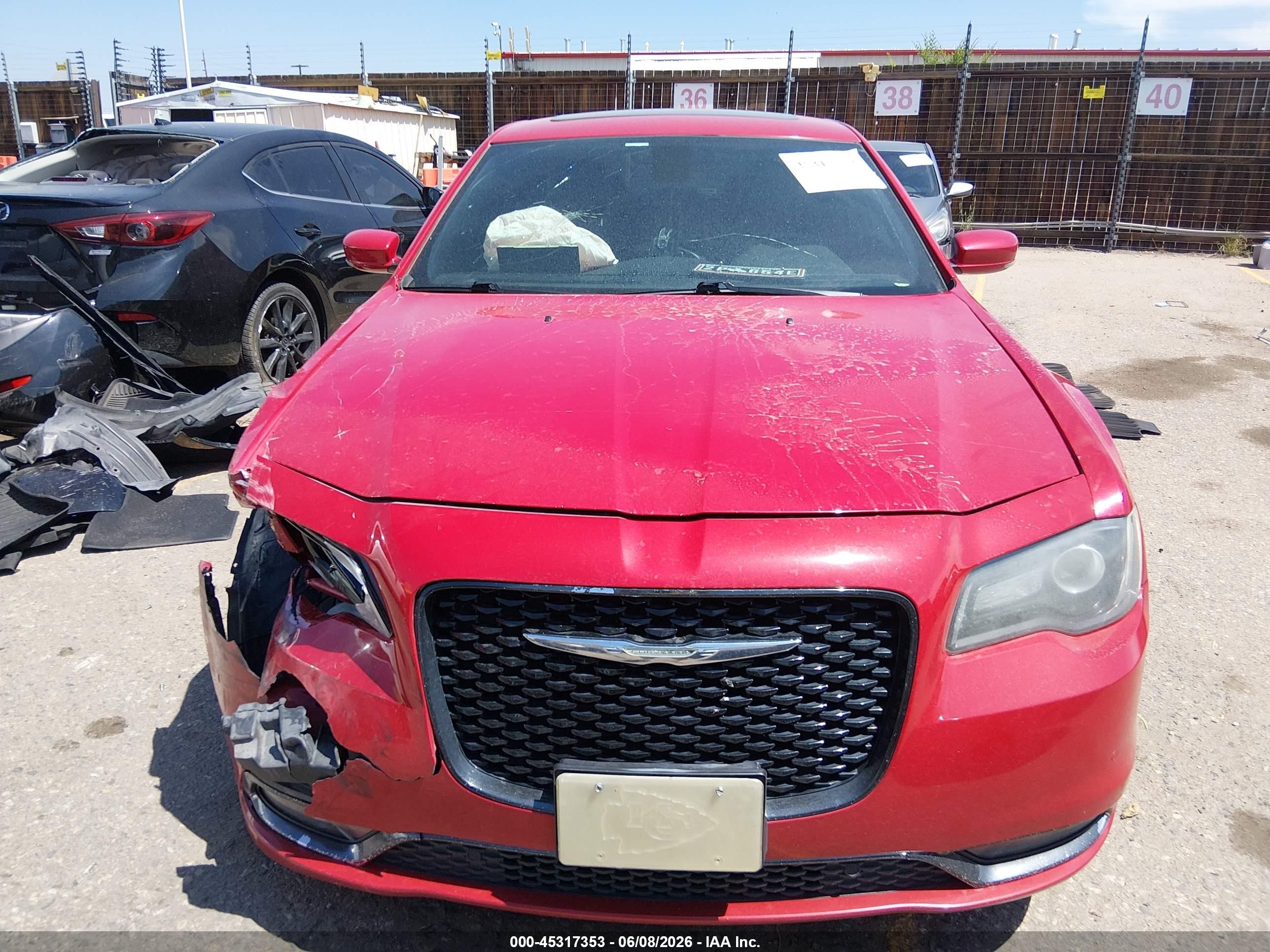 2015 Chrysler 300 300s Red vin: 2C3CCAGG0FH746860