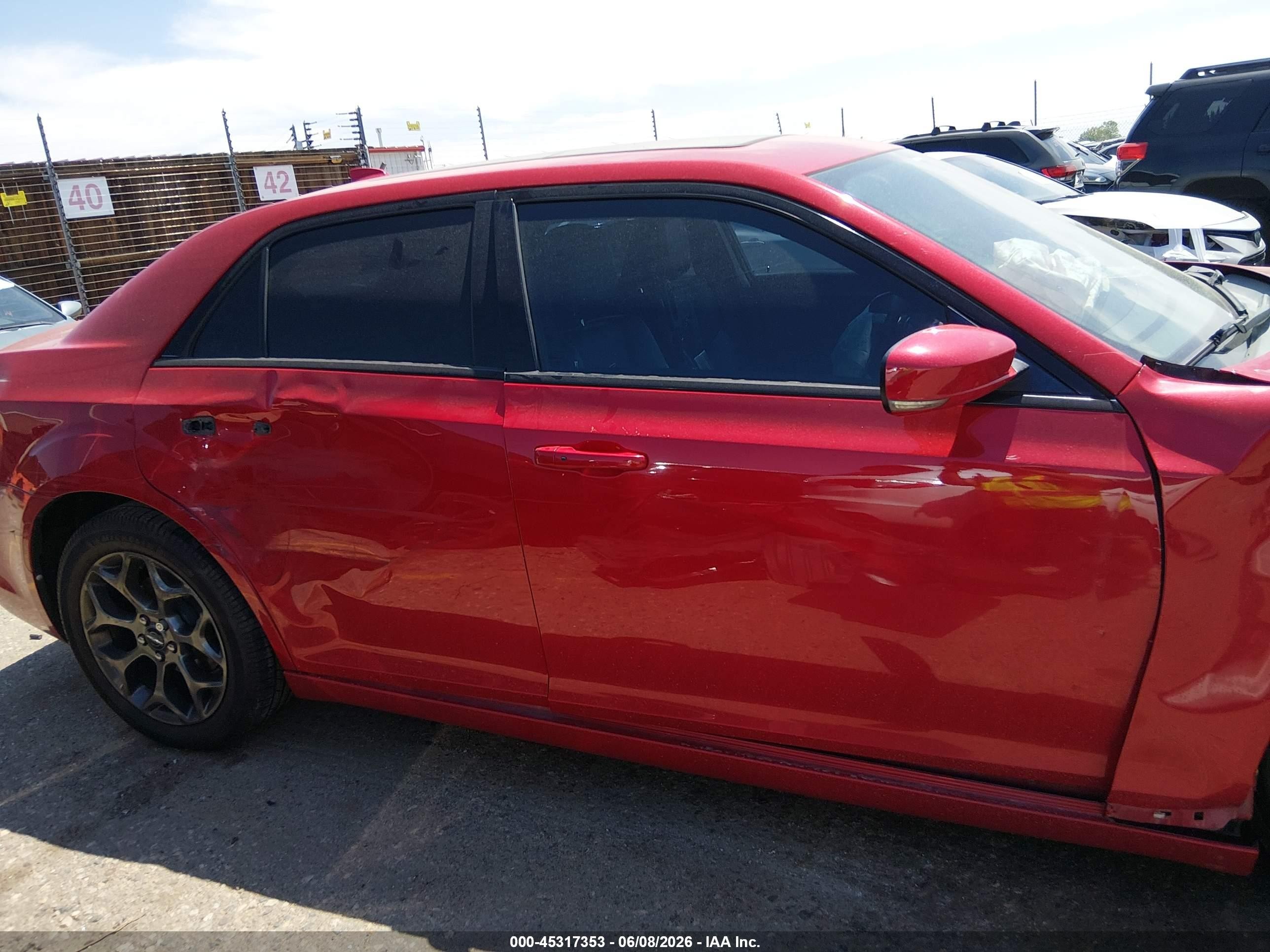 2015 Chrysler 300 300s Red vin: 2C3CCAGG0FH746860