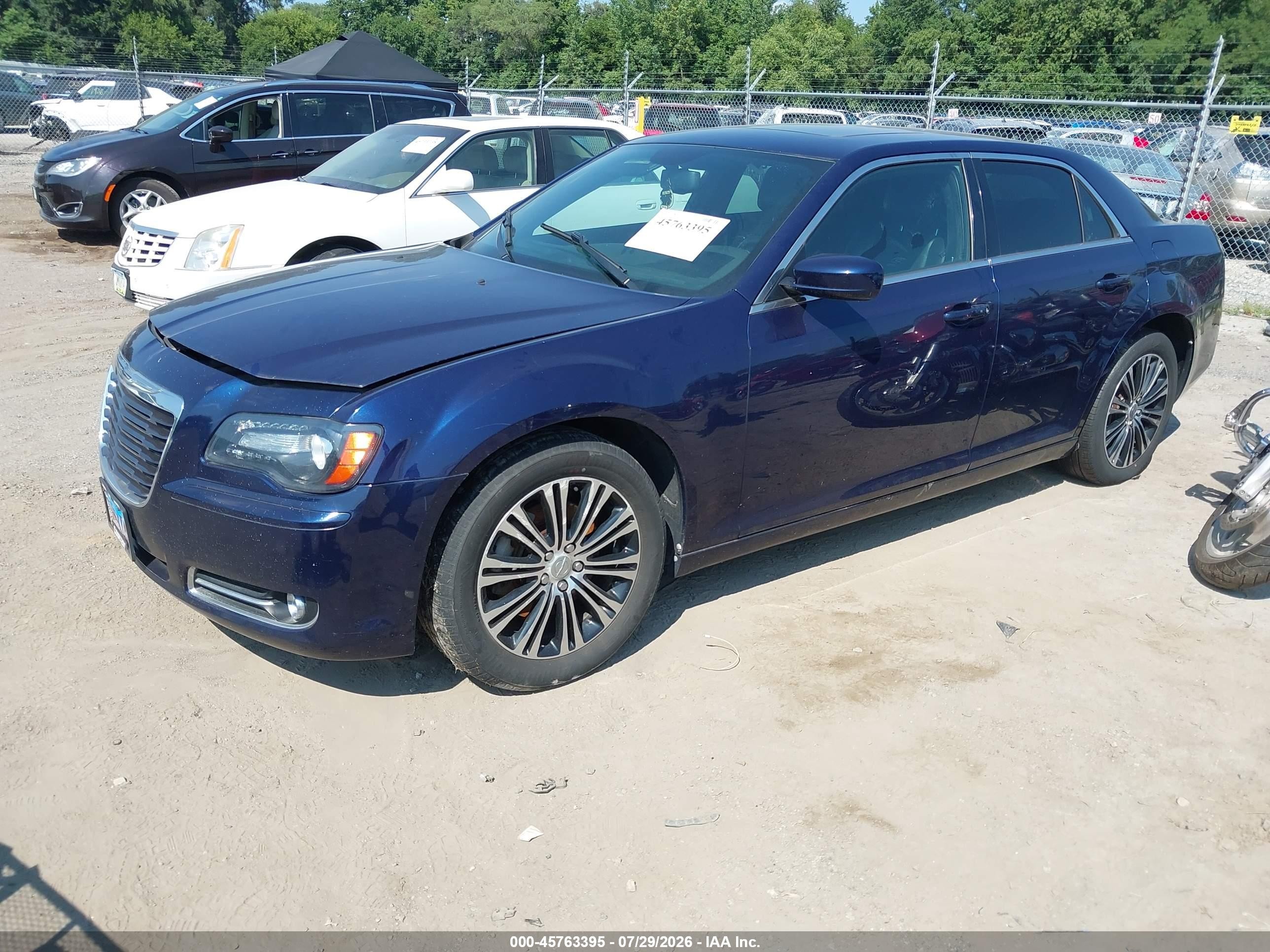 2014 Chrysler 300 300s Blue vin: 2C3CCAGG1EH207453