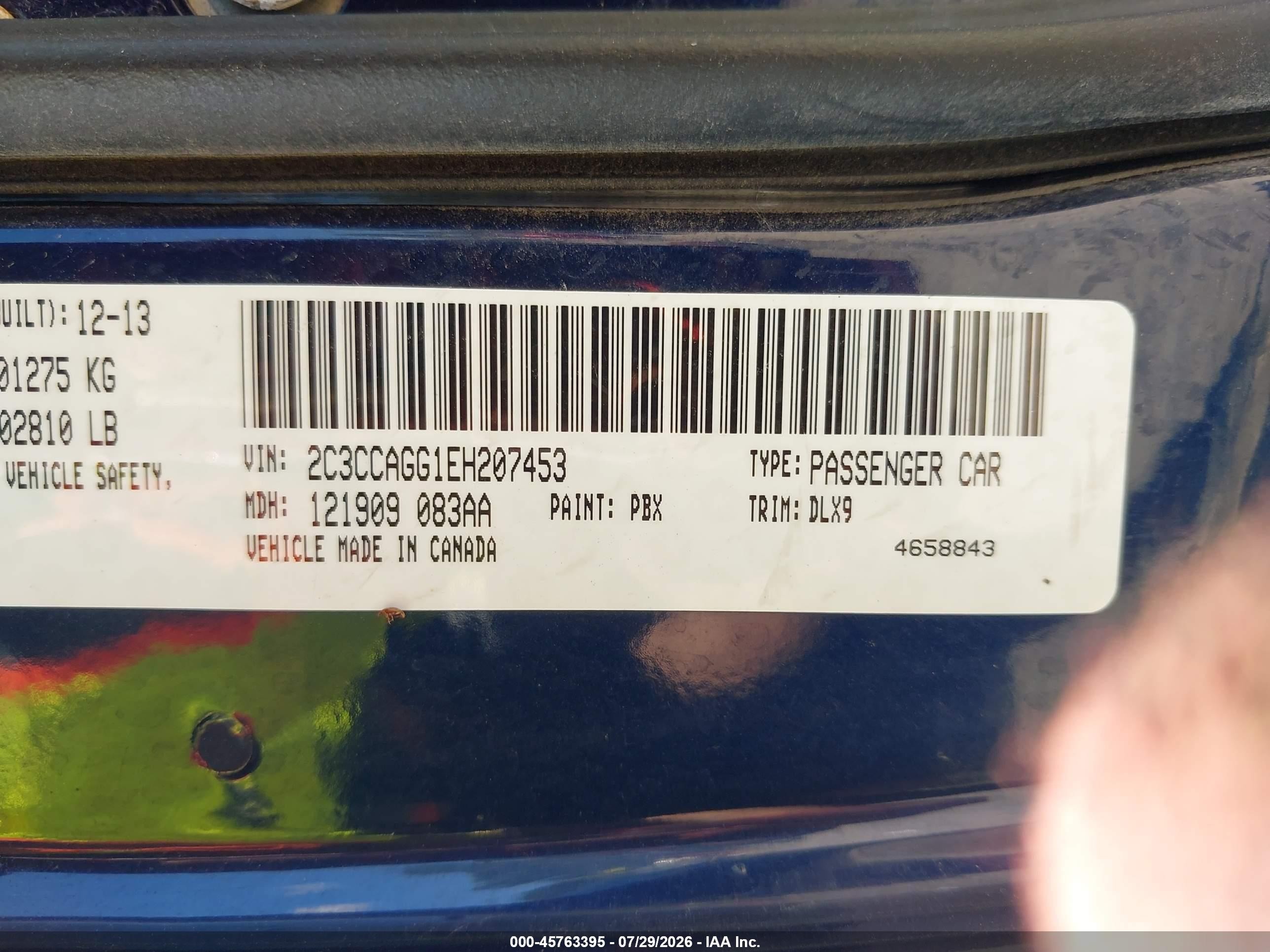 2014 Chrysler 300 300s Blue vin: 2C3CCAGG1EH207453