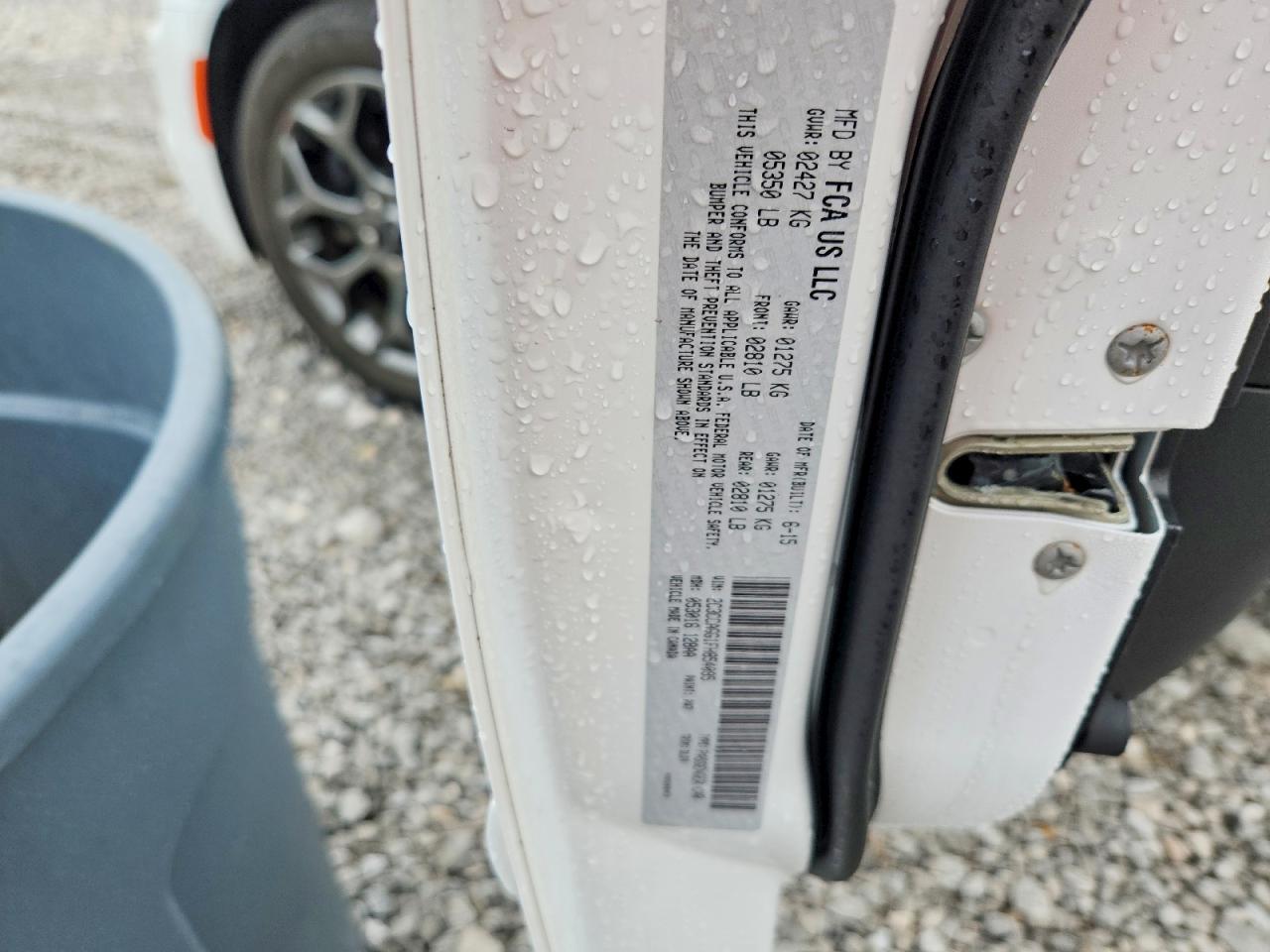 2015 Chrysler 300 S White vin: 2C3CCAGG1FH854095