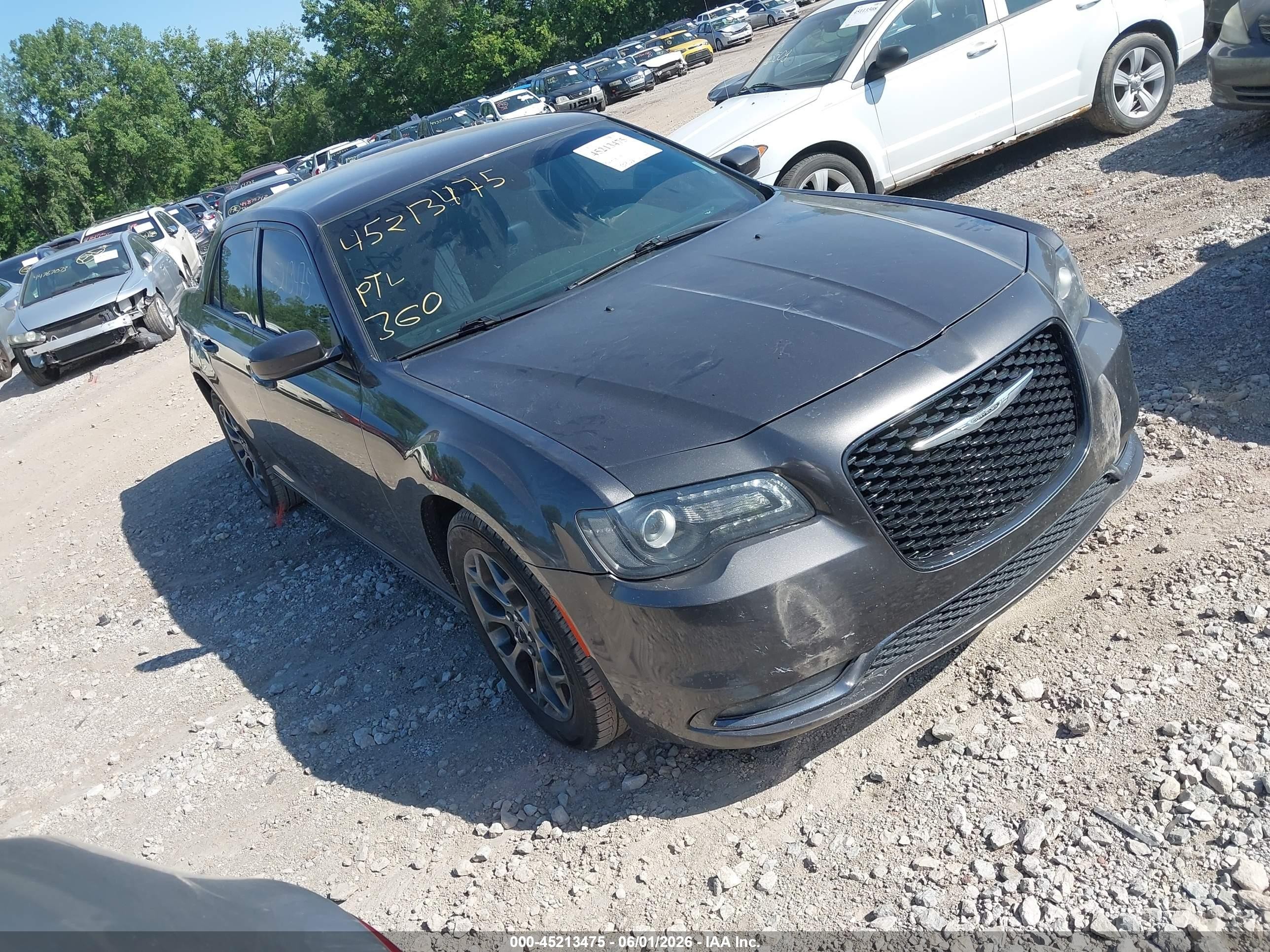 2015 Chrysler 300   Black vin: 2C3CCAGG1FH932259