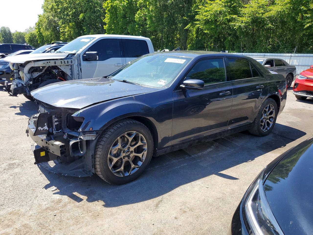 2016 Chrysler 300 S Синий vin: 2C3CCAGG1GH270796