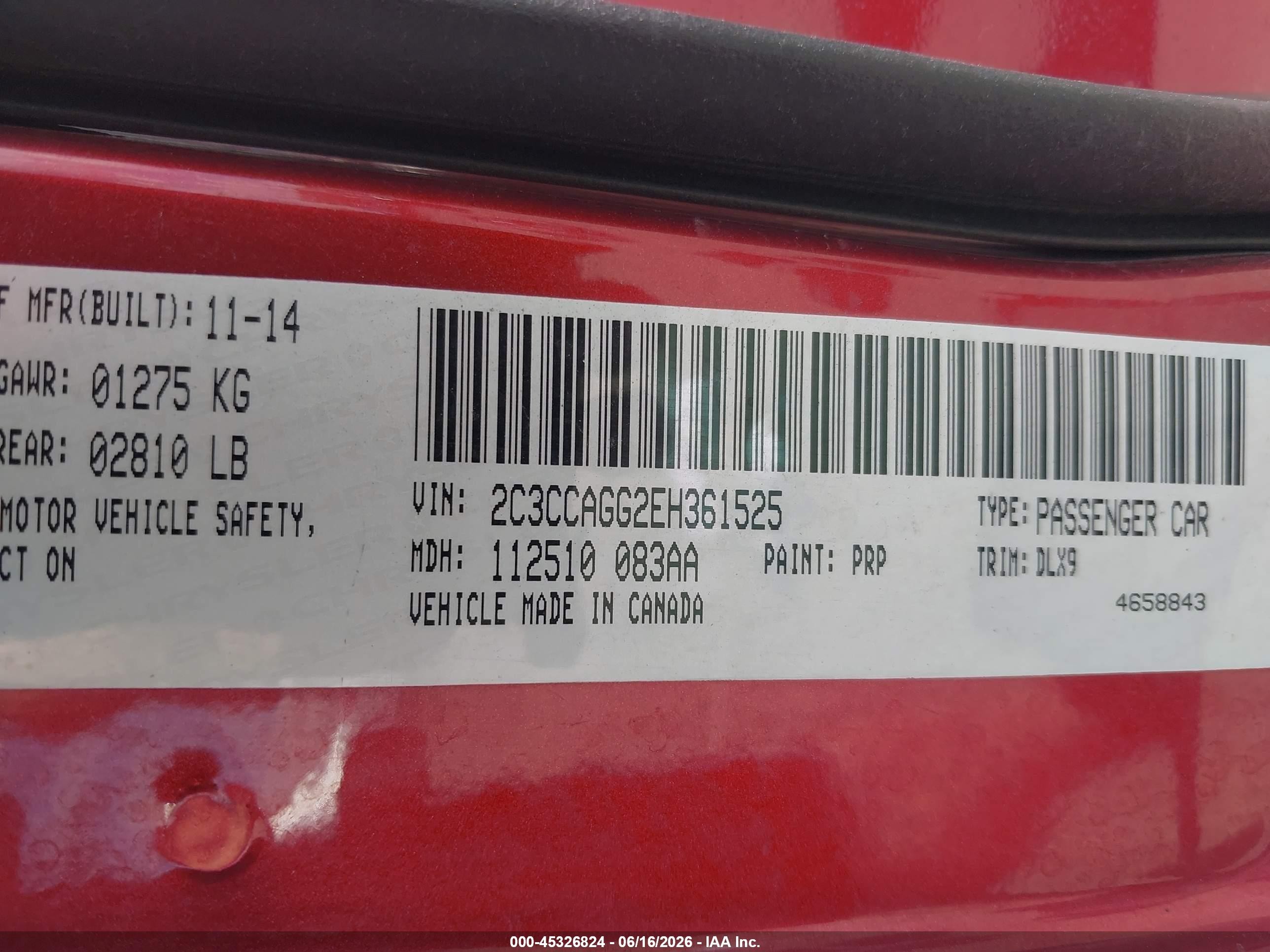 2014 Chrysler 300 300s Red vin: 2C3CCAGG2EH361525