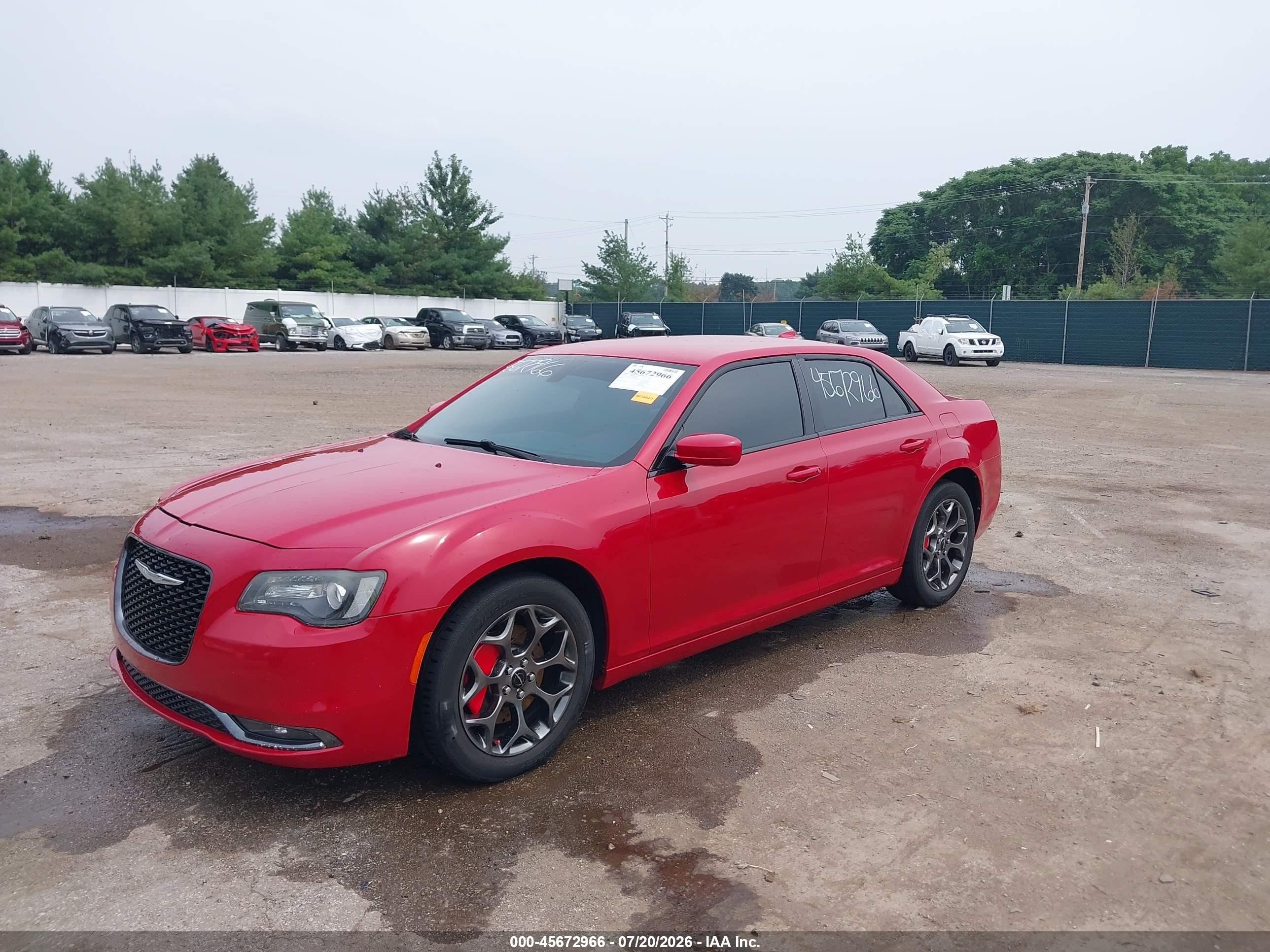 2015 Chrysler 300 300s Красный vin: 2C3CCAGG2FH932285