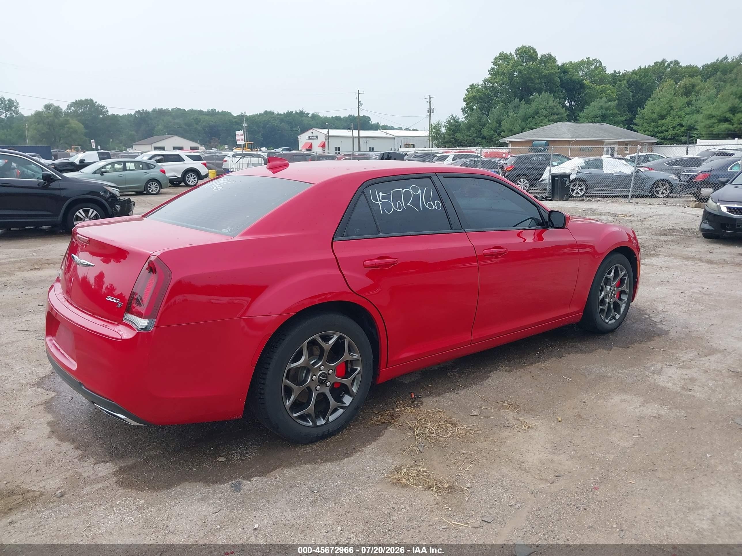 2015 Chrysler 300 300s Красный vin: 2C3CCAGG2FH932285