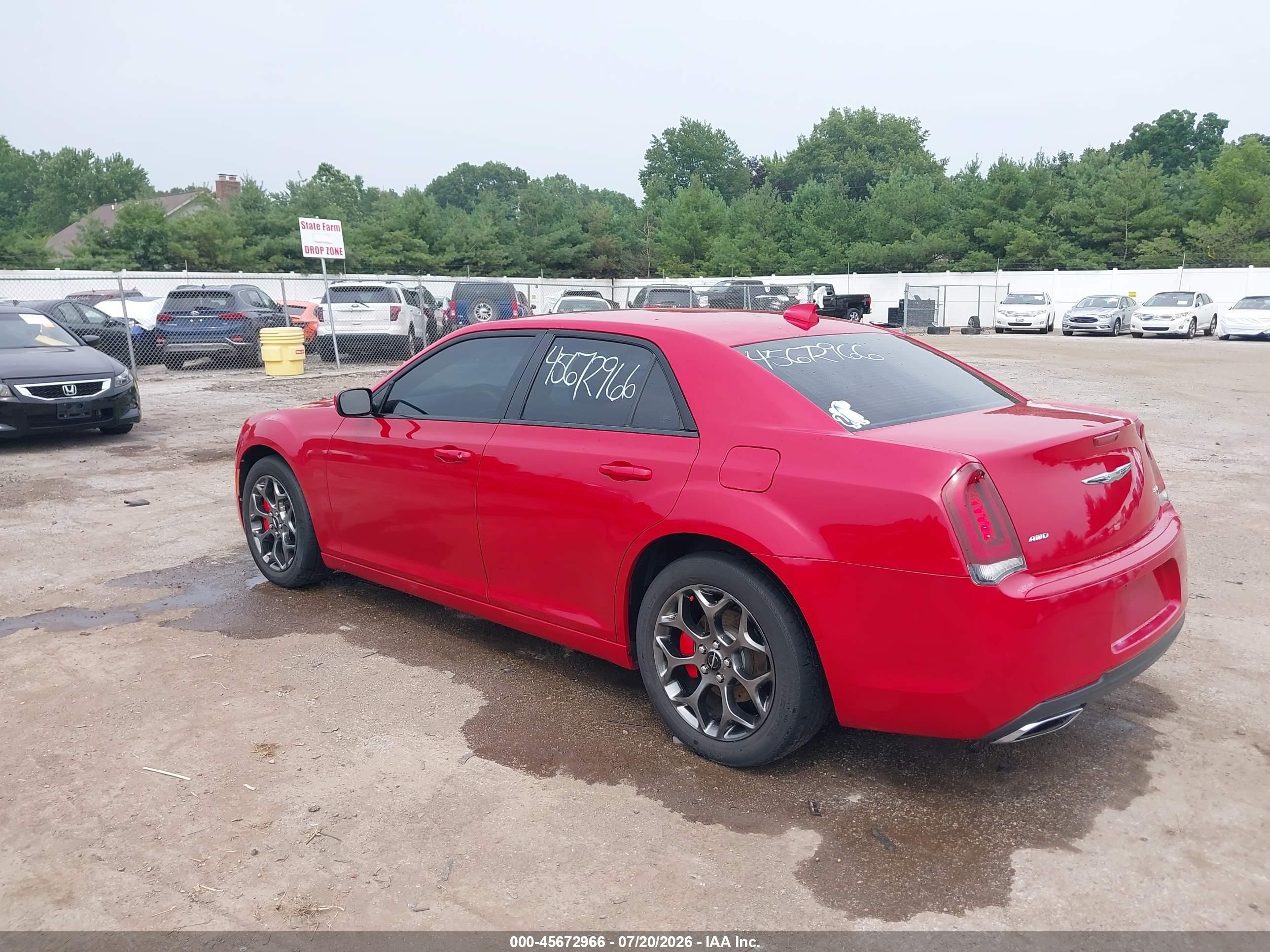 2015 Chrysler 300 300s Красный vin: 2C3CCAGG2FH932285