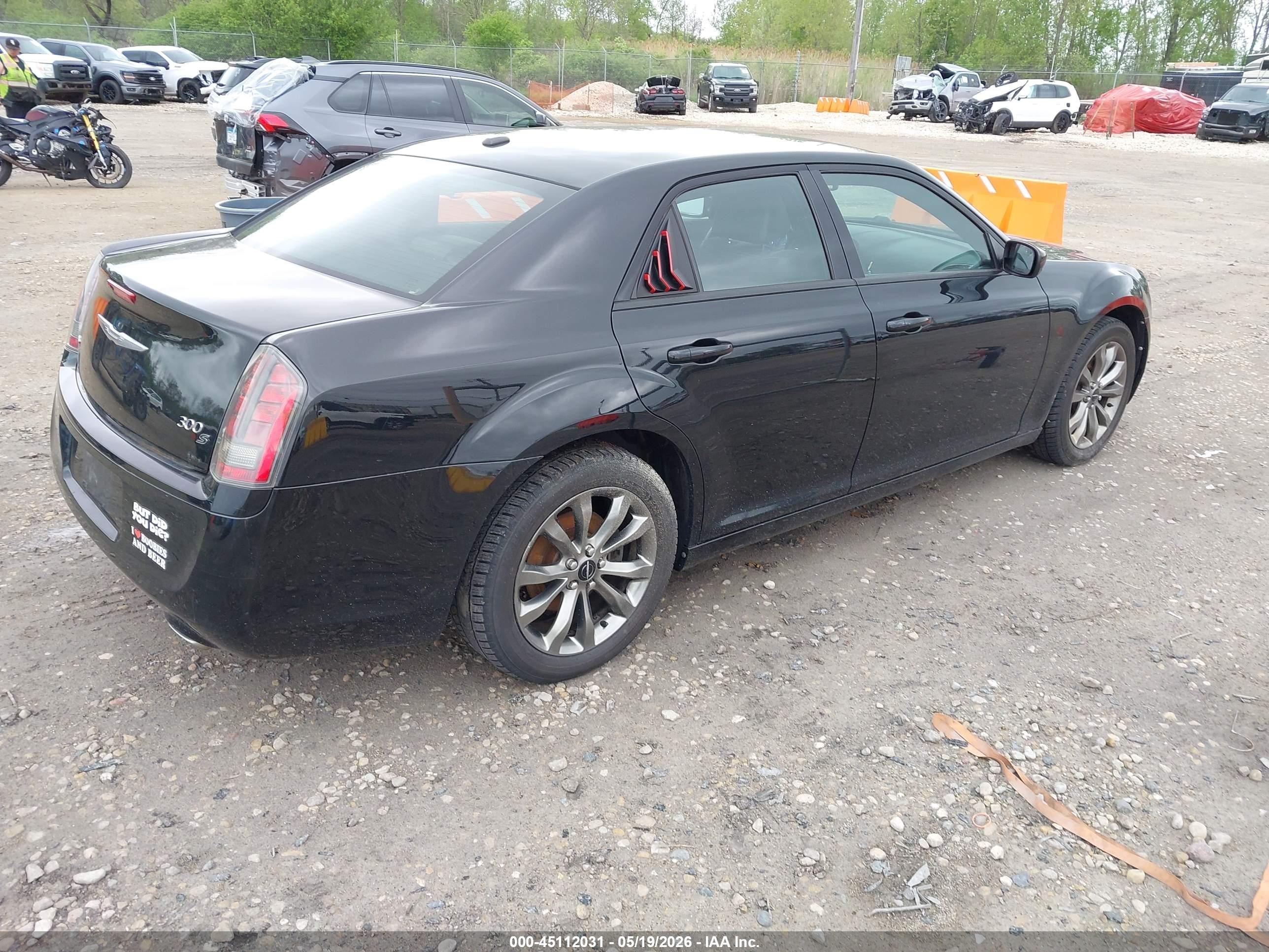 2014 Chrysler 300 300s Black vin: 2C3CCAGG4EH352860