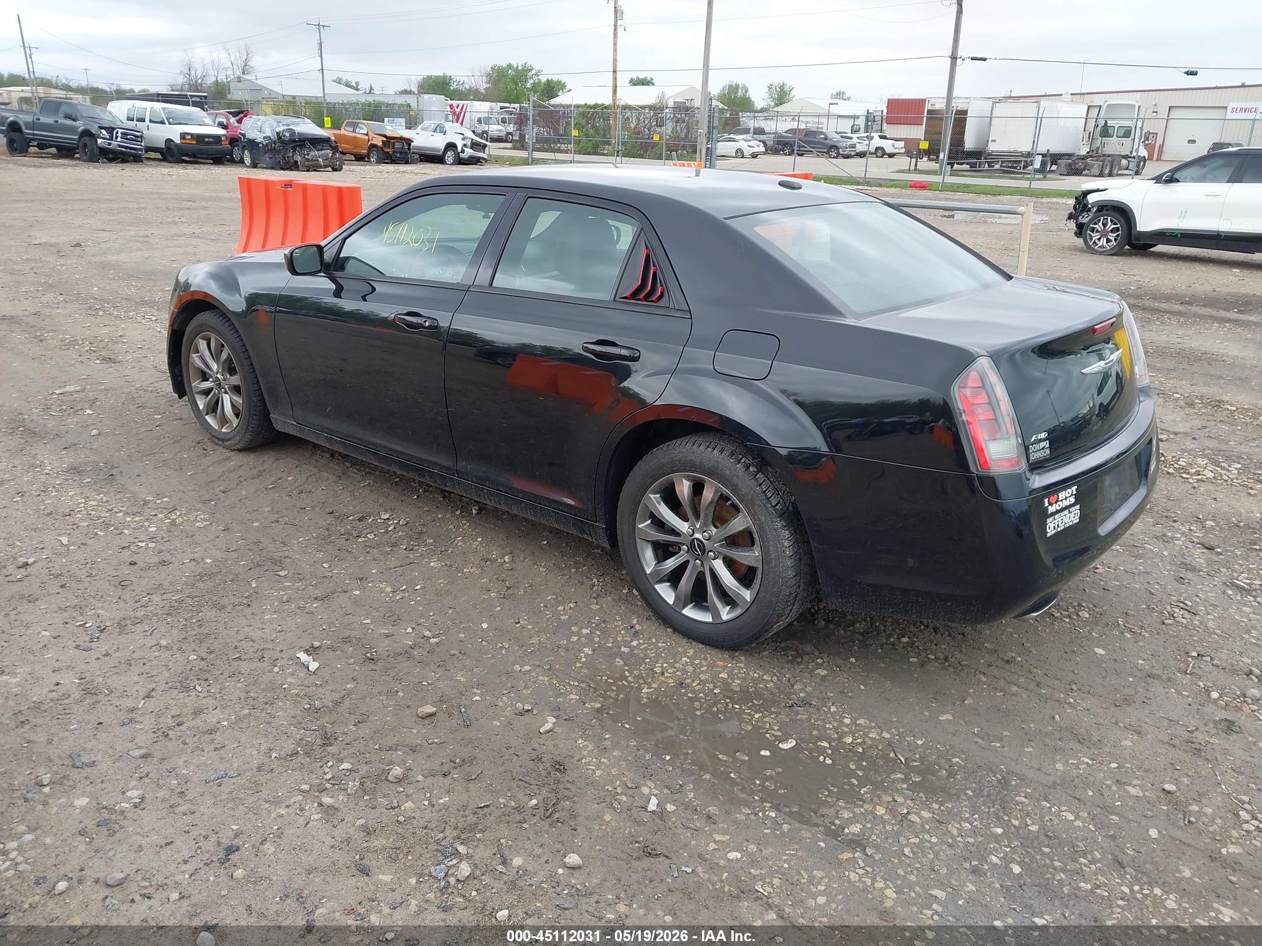2014 Chrysler 300 300s Black vin: 2C3CCAGG4EH352860