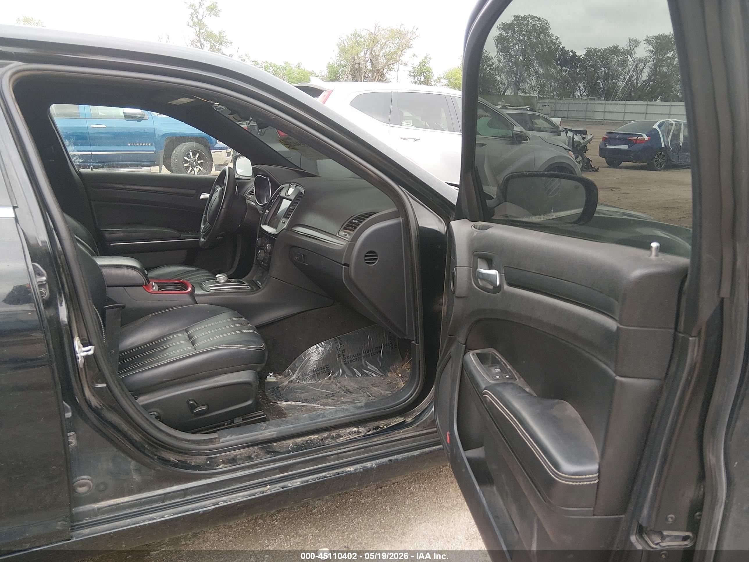 2015 Chrysler 300 300s Black vin: 2C3CCAGG4FH787248
