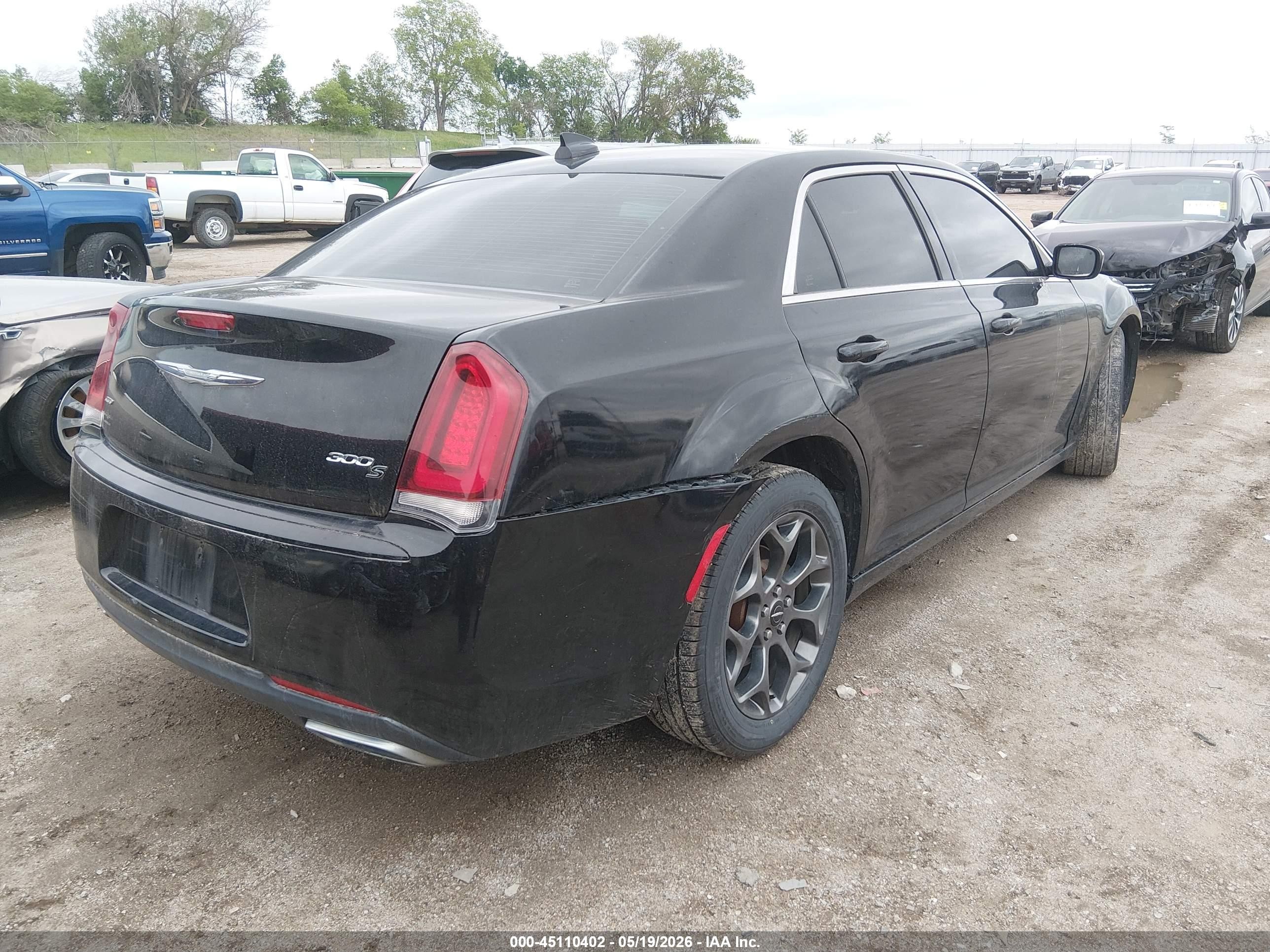 2015 Chrysler 300 300s Black vin: 2C3CCAGG4FH787248
