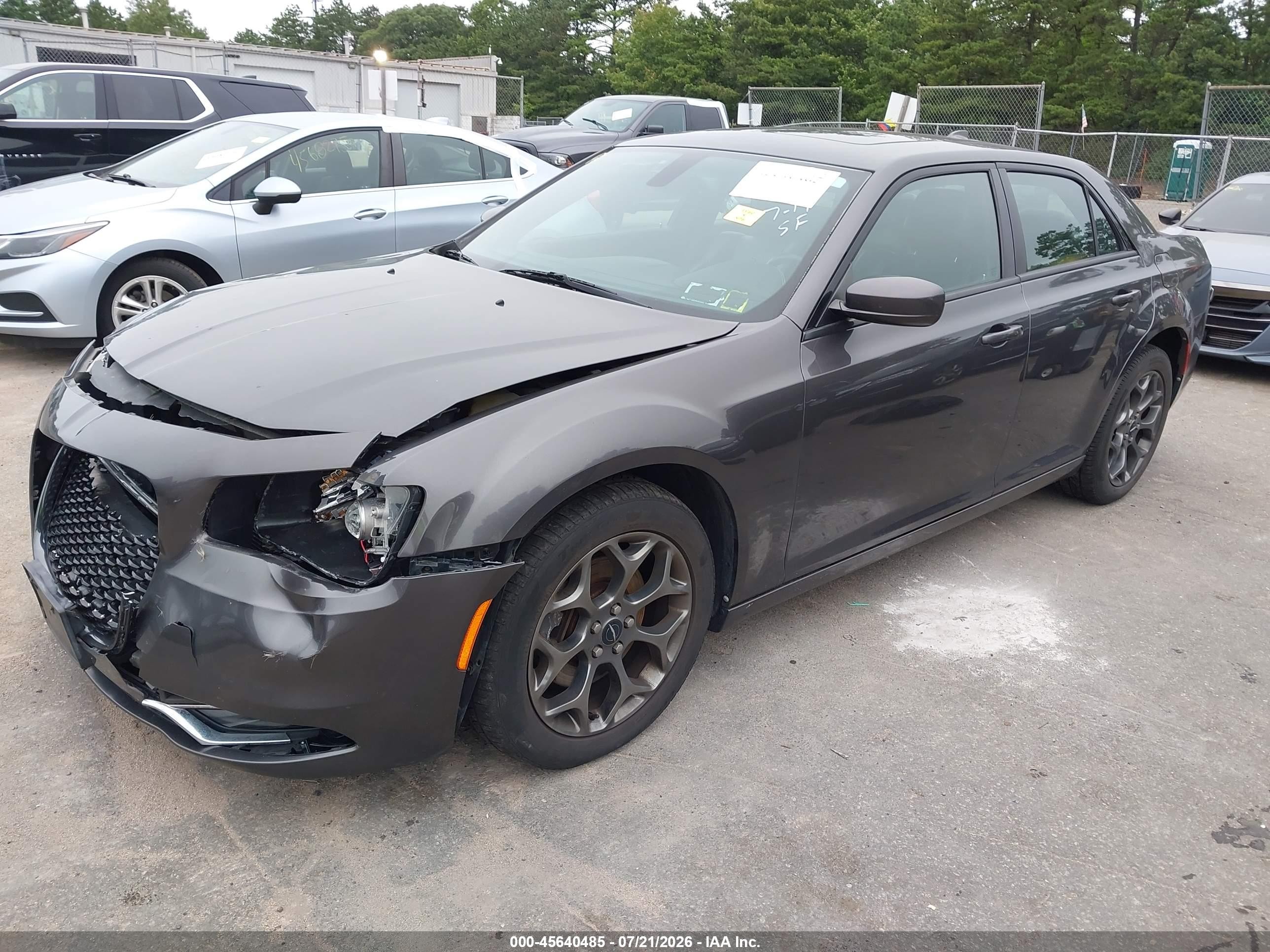 2015 Chrysler 300 300s Gray vin: 2C3CCAGG4FH810740