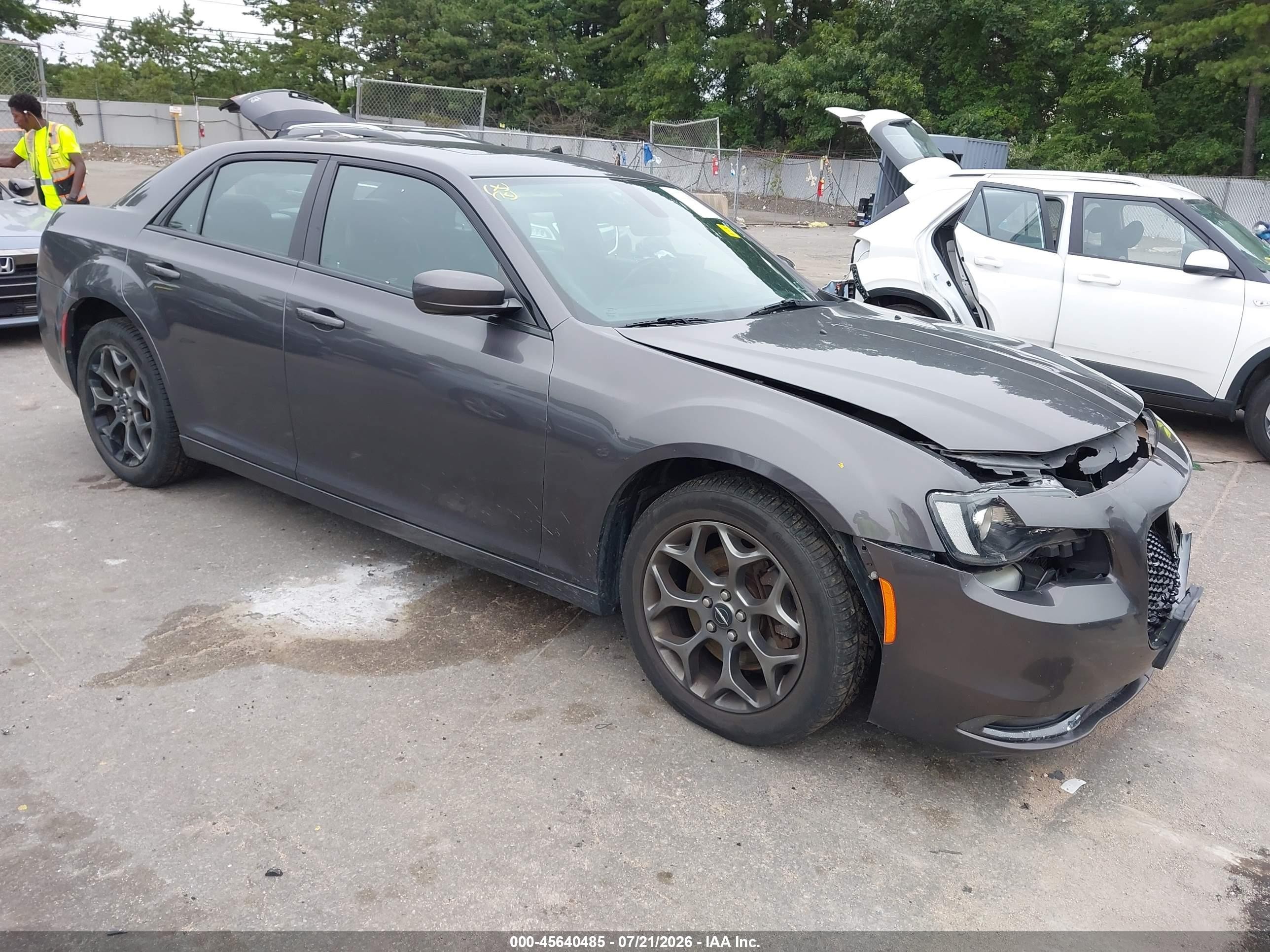 2015 Chrysler 300 300s Gray vin: 2C3CCAGG4FH810740