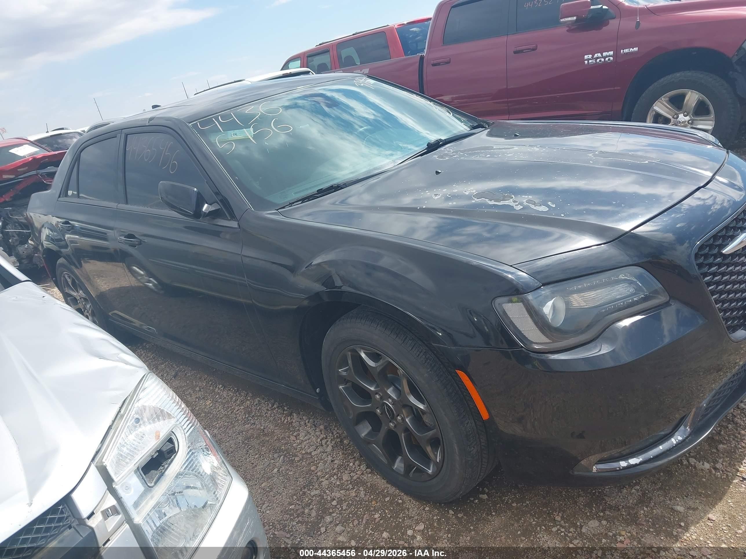 2015 Chrysler 300   Black vin: 2C3CCAGG4FH887656