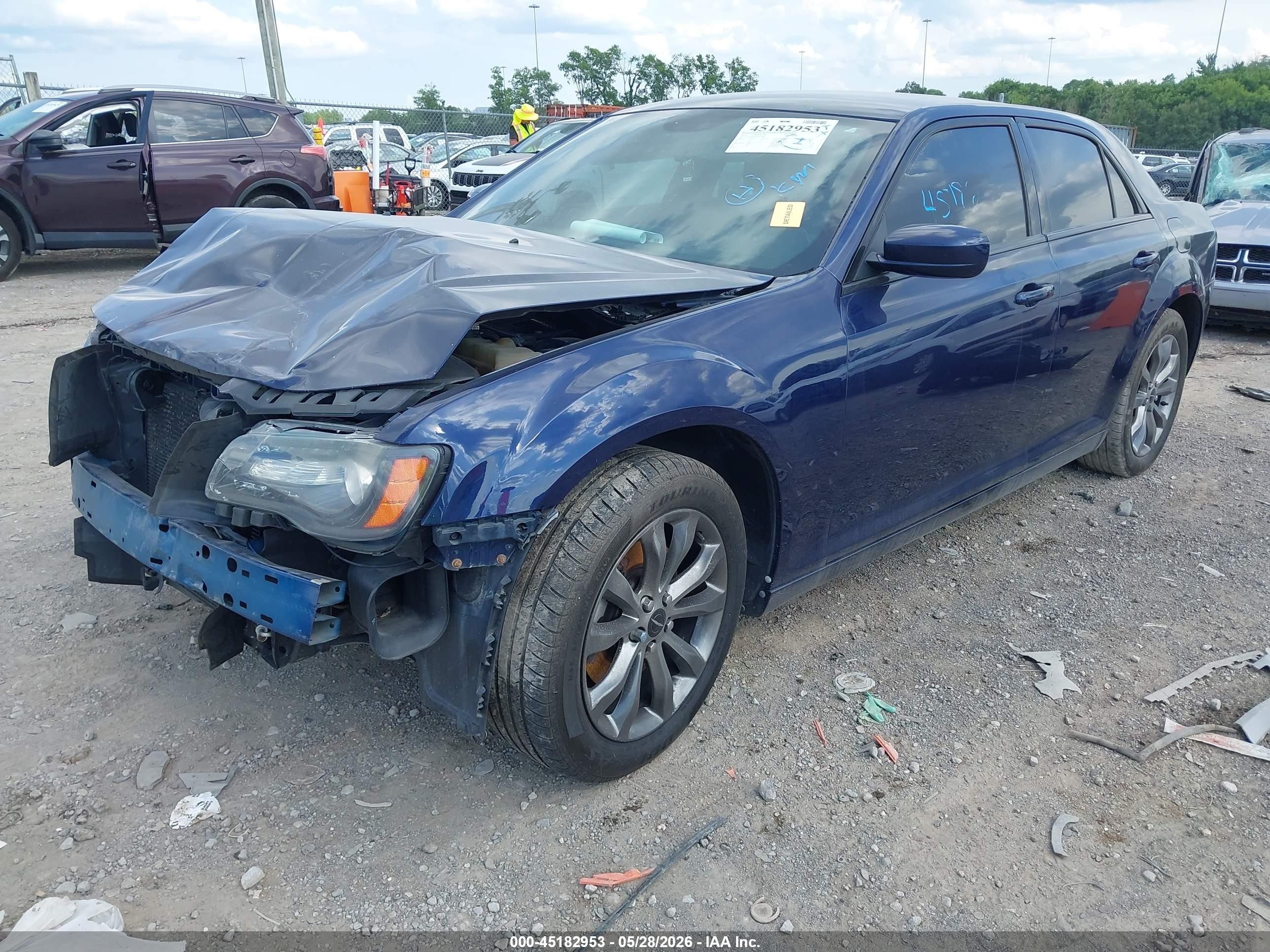 2014 Chrysler 300 300s Blue vin: 2C3CCAGG5EH222568