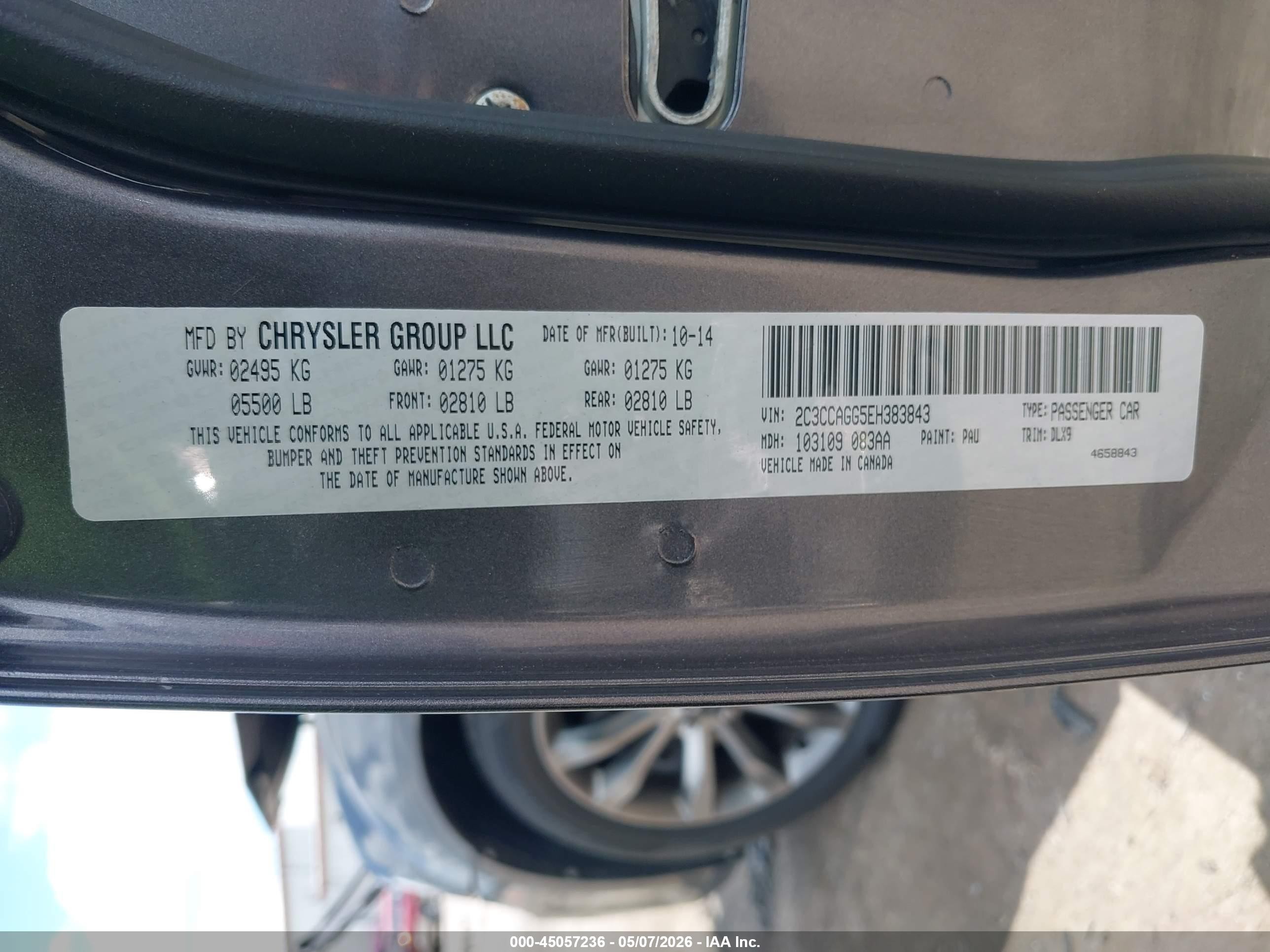 2014 Chrysler 300 300s Gray vin: 2C3CCAGG5EH383843