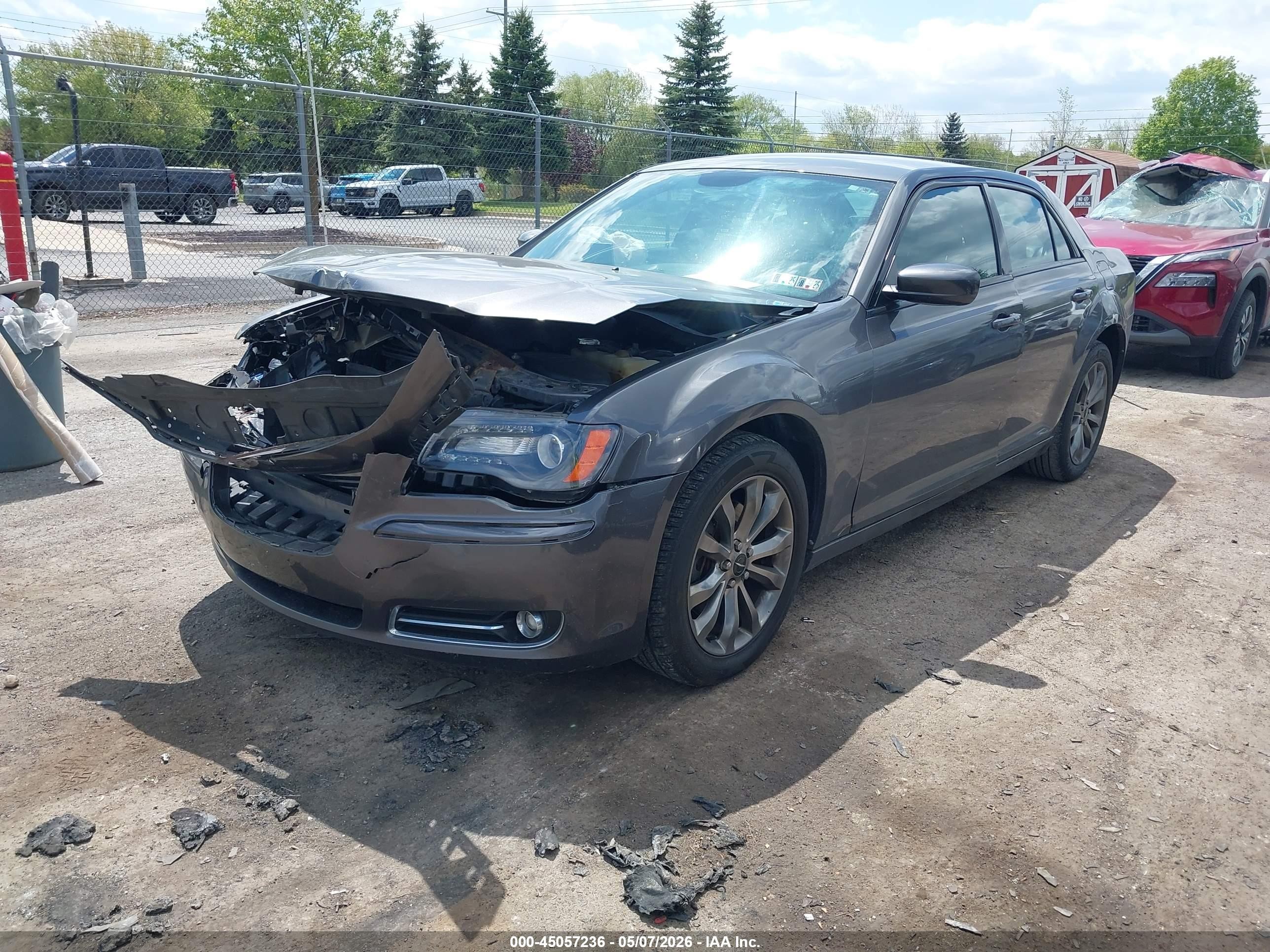 2014 Chrysler 300 300s Gray vin: 2C3CCAGG5EH383843