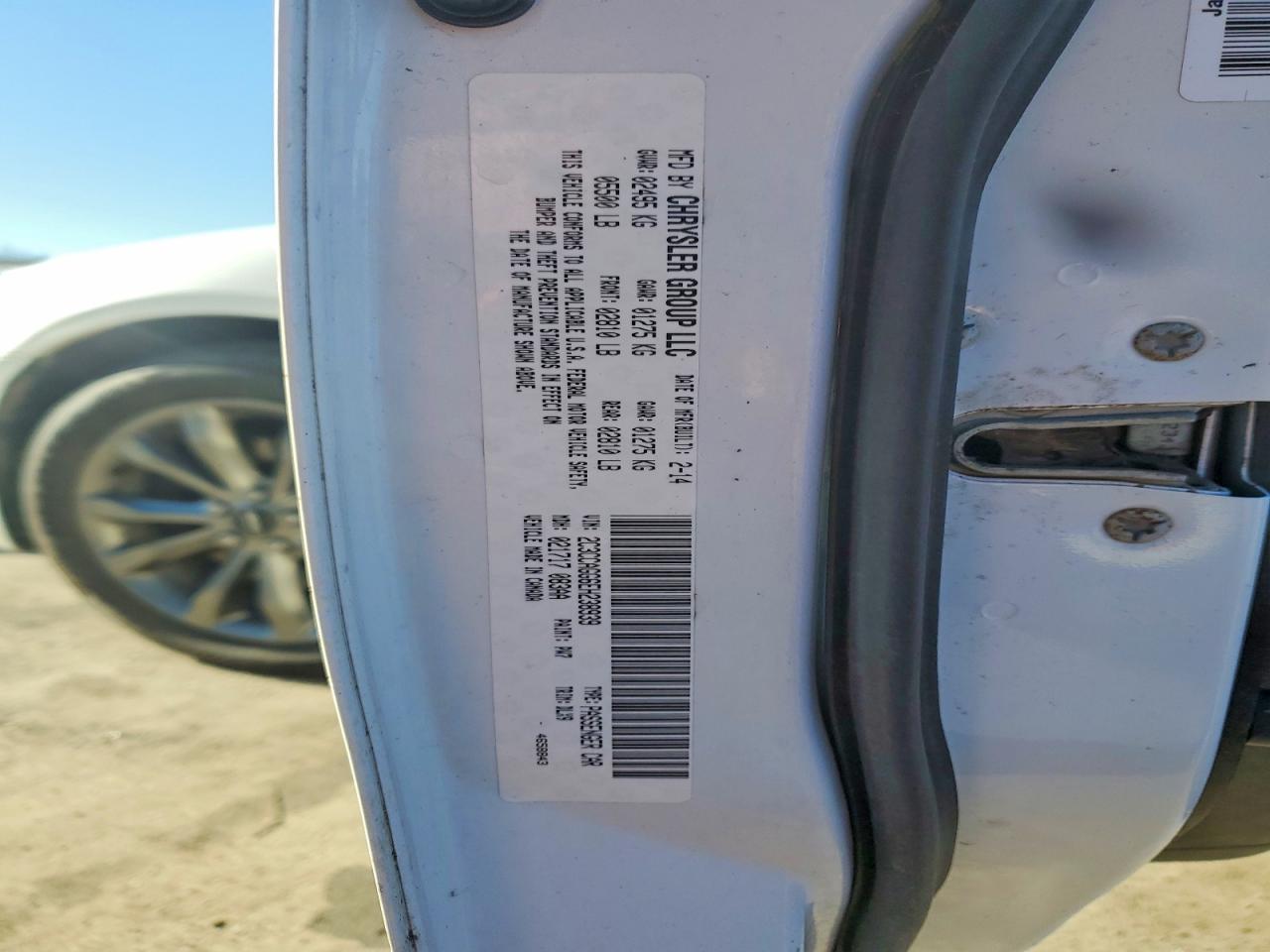 2014 Chrysler 300 S White vin: 2C3CCAGG6EH238939