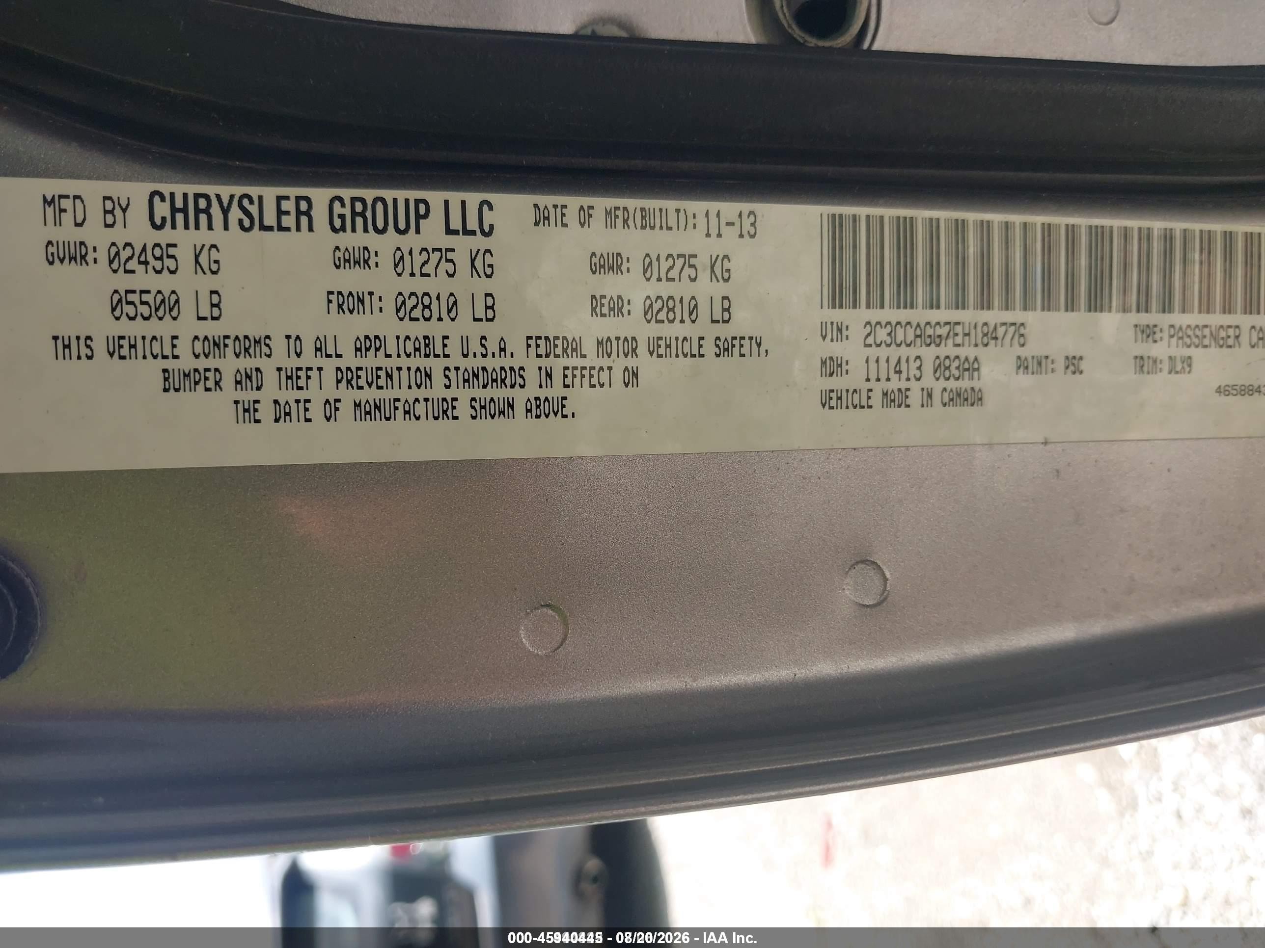 2014 Chrysler 300 300s Silver vin: 2C3CCAGG7EH184776