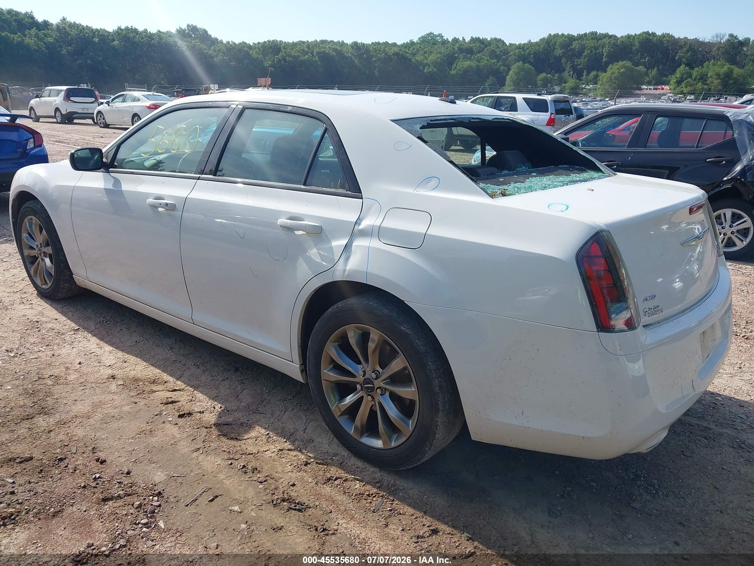 2014 Chrysler 300 300s White vin: 2C3CCAGG7EH383441