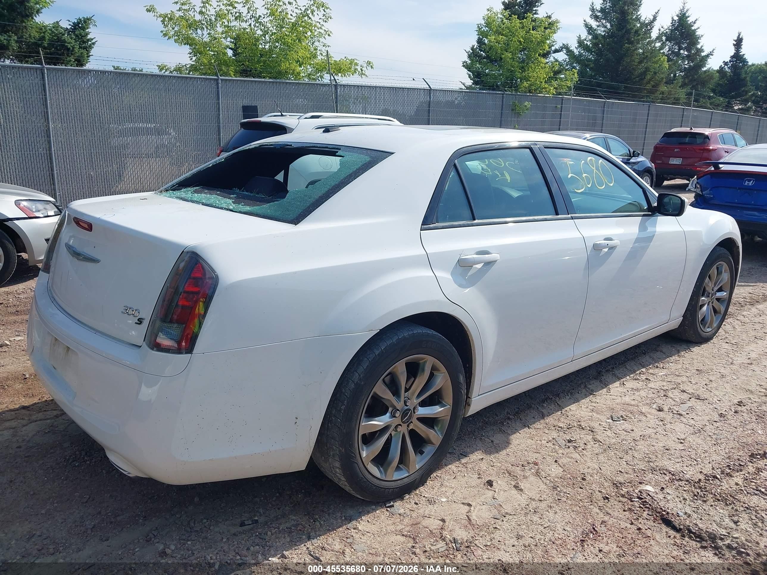 2014 Chrysler 300 300s White vin: 2C3CCAGG7EH383441