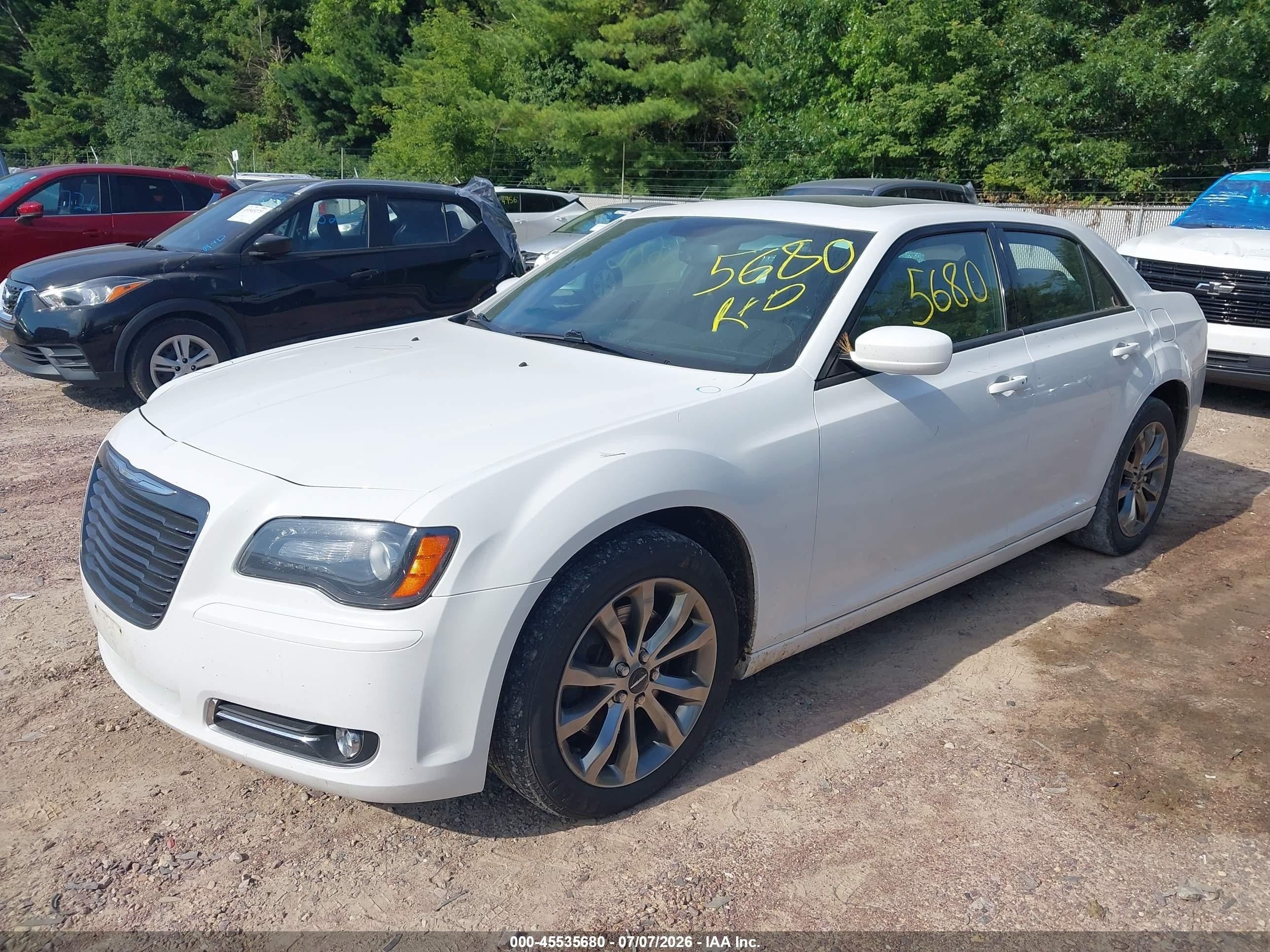 2014 Chrysler 300 300s White vin: 2C3CCAGG7EH383441