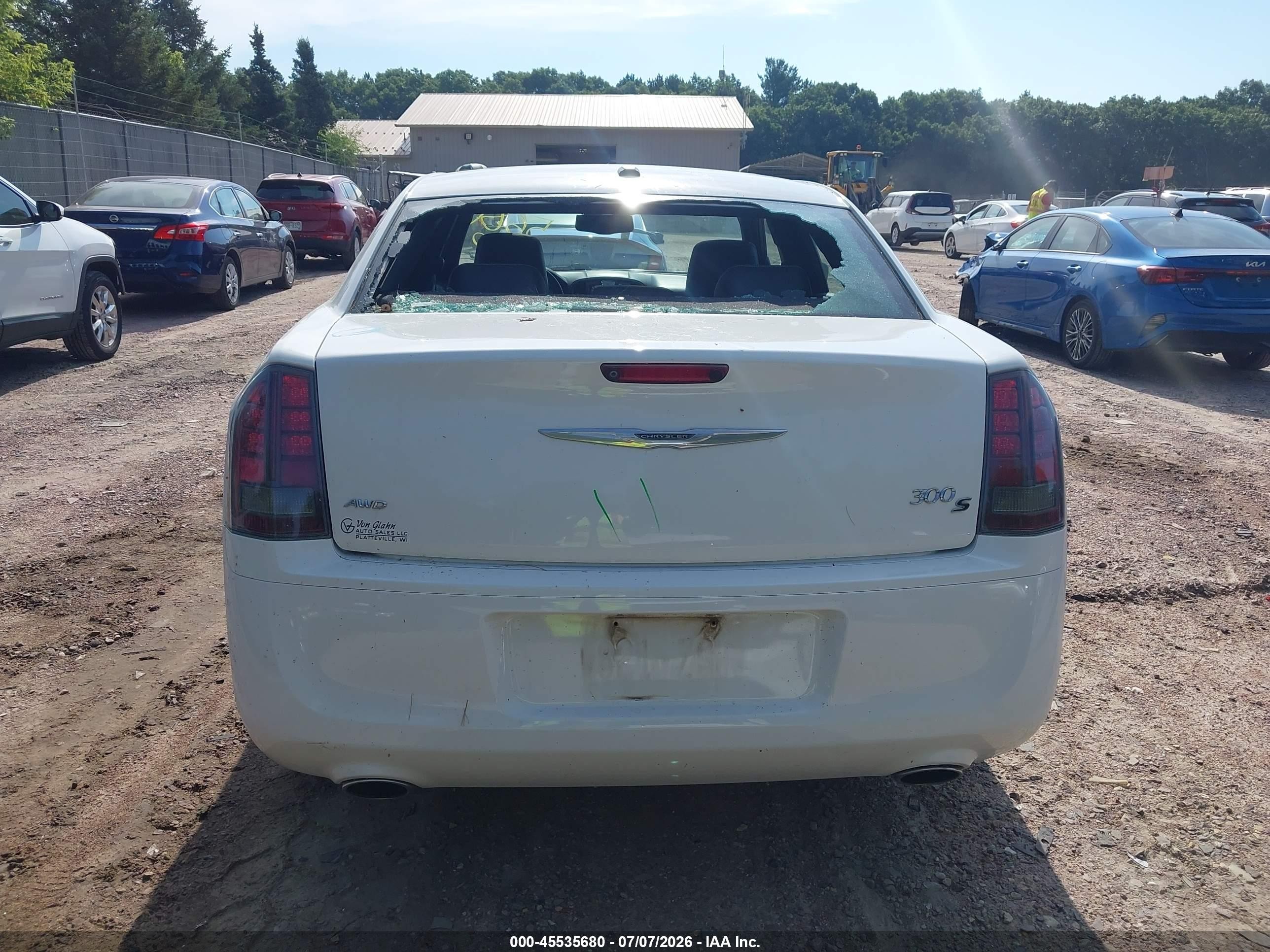 2014 Chrysler 300 300s White vin: 2C3CCAGG7EH383441