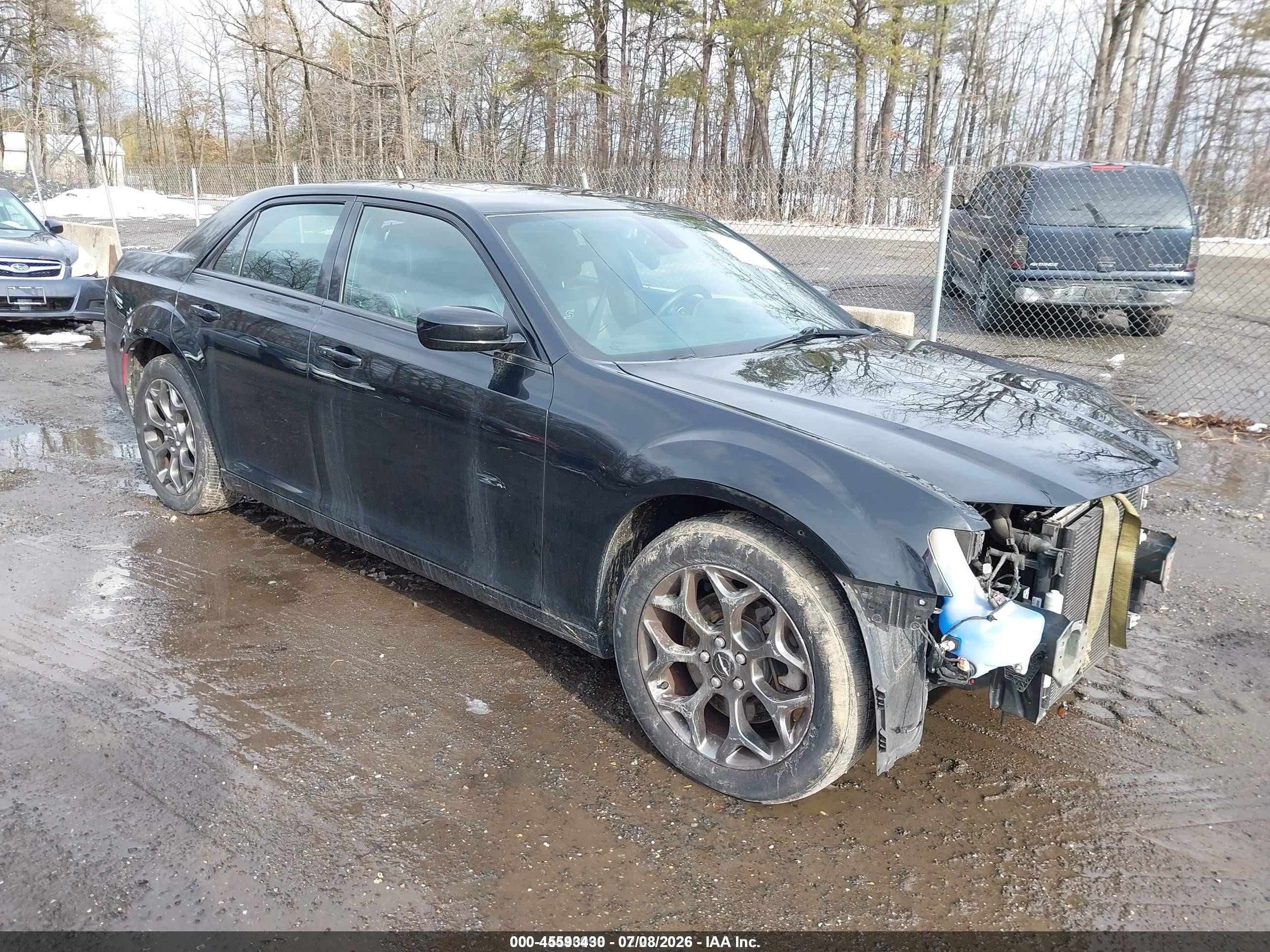 2015 Chrysler 300 S Black vin: 2C3CCAGG8FH787026