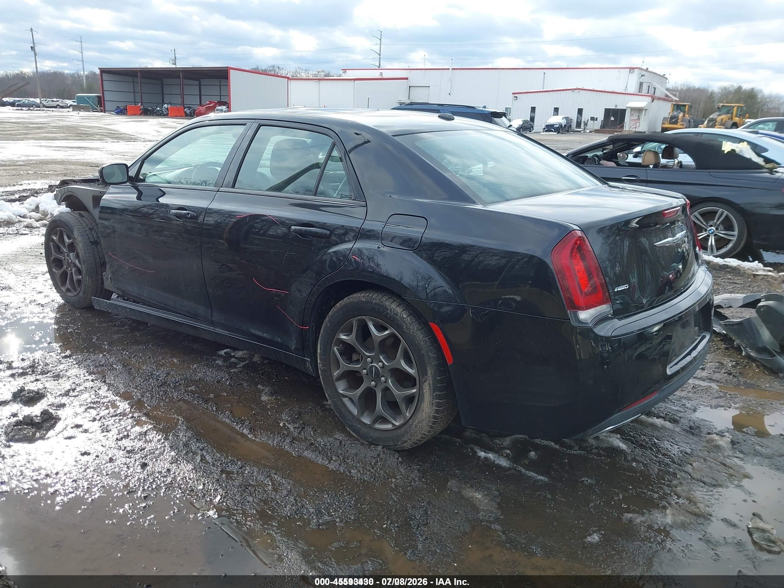 2015 Chrysler 300 S Black vin: 2C3CCAGG8FH787026