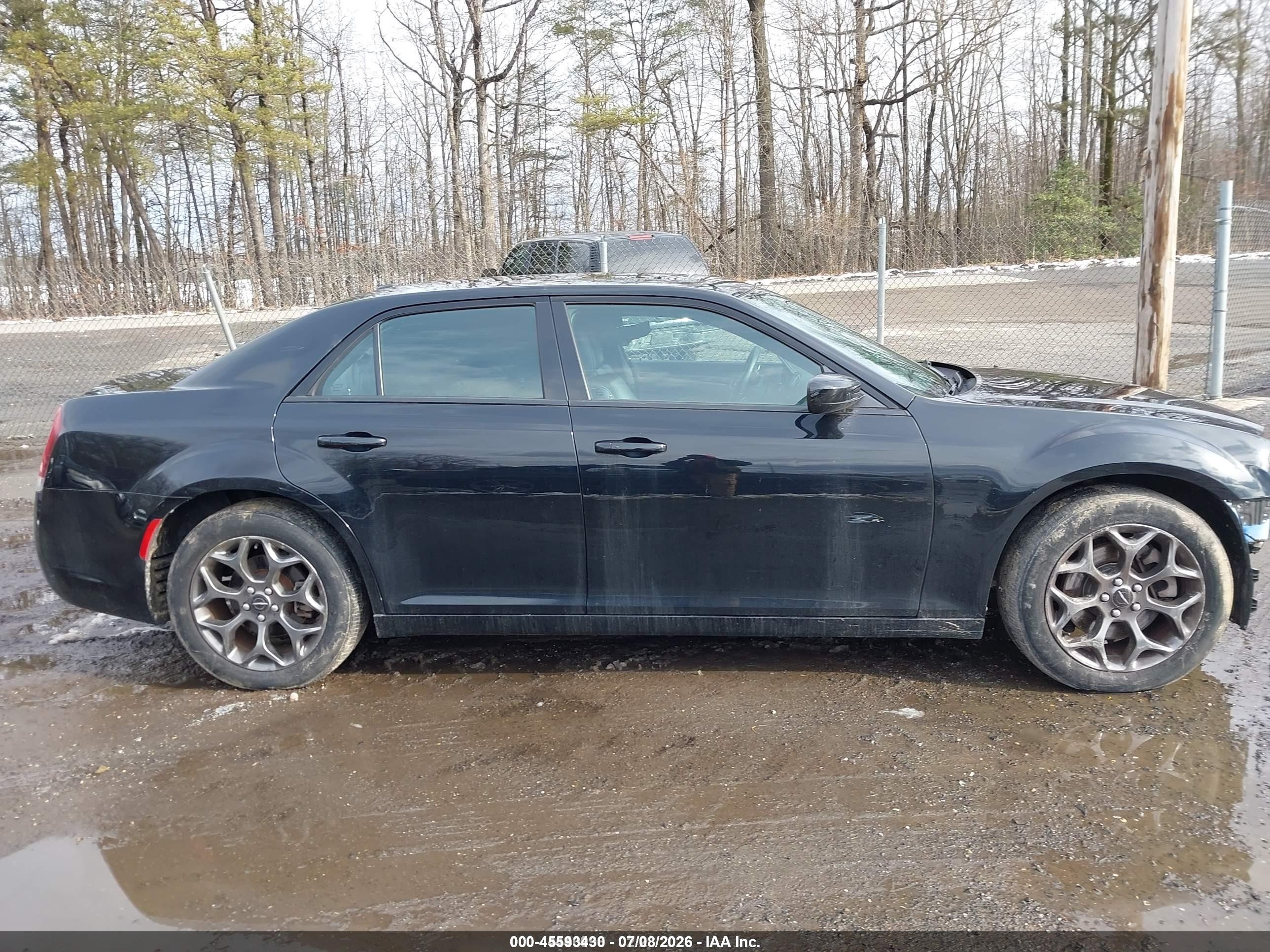2015 Chrysler 300 S Black vin: 2C3CCAGG8FH787026