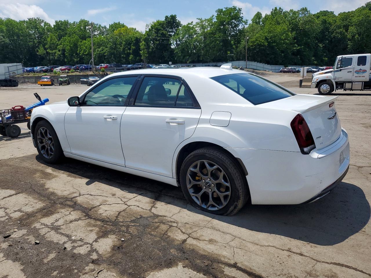 2015 Chrysler 300 S White vin: 2C3CCAGG8FH892343