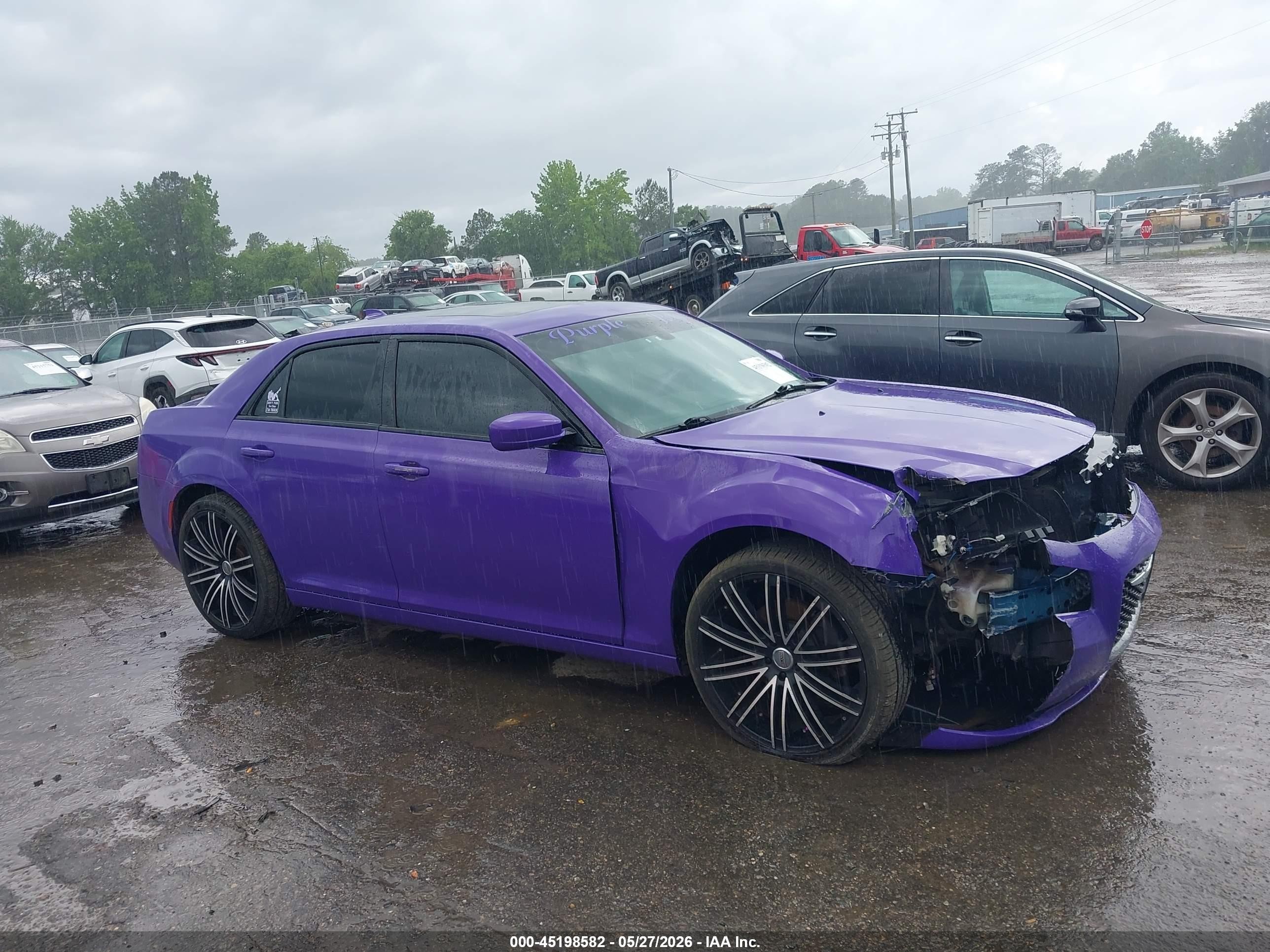 2015 Chrysler 300 300s Purple vin: 2C3CCAGG9FH787181