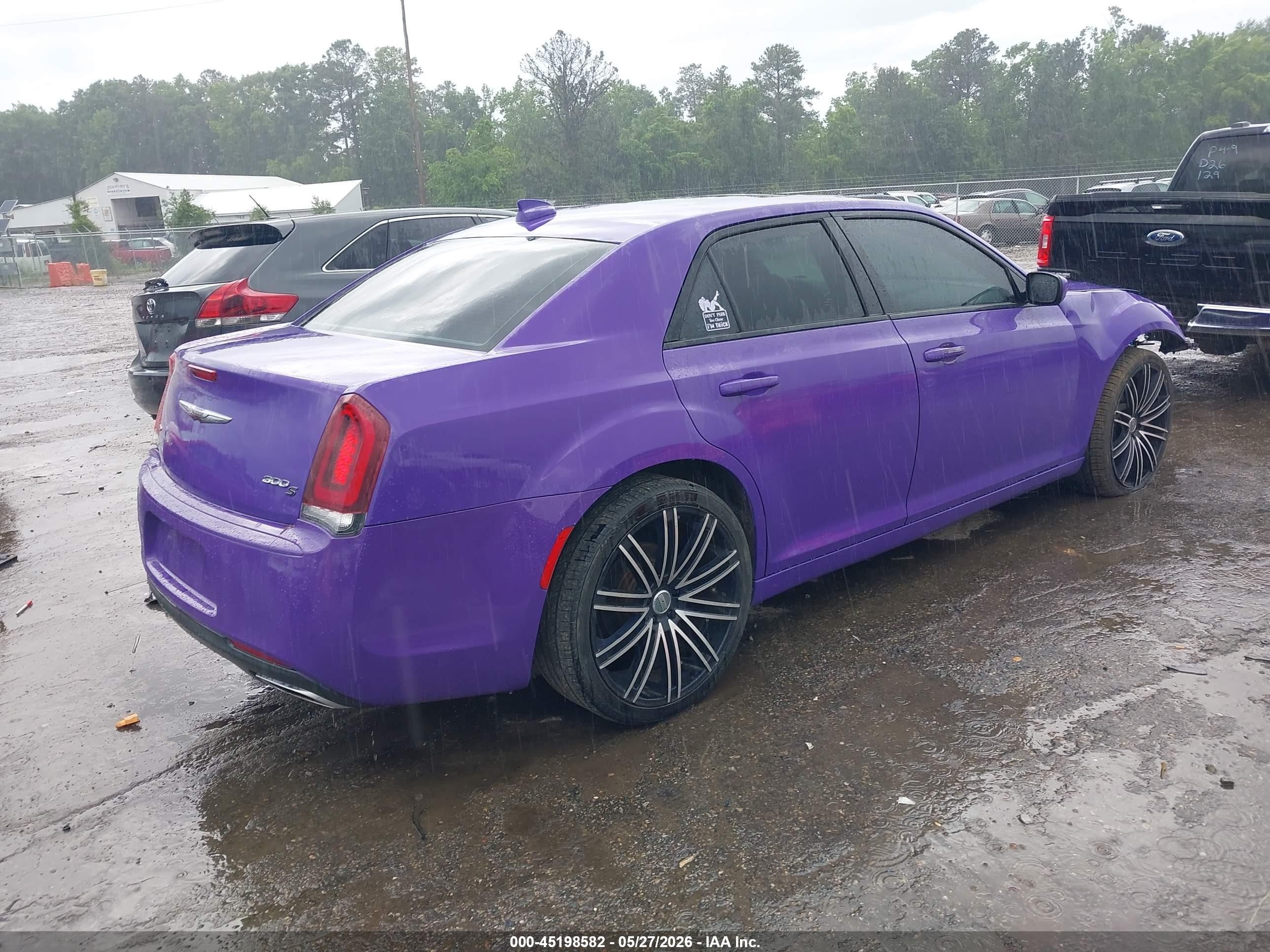 2015 Chrysler 300 300s Purple vin: 2C3CCAGG9FH787181