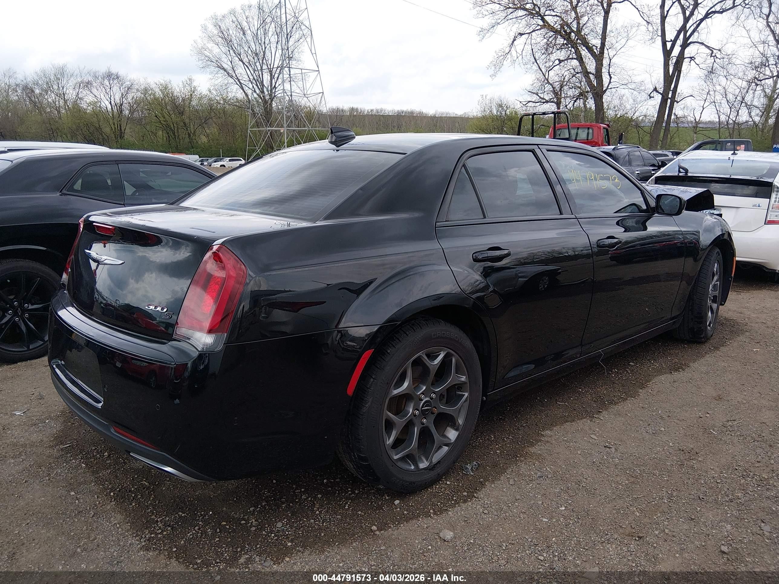 2015 Chrysler 300 300s Black vin: 2C3CCAGGXFH808717