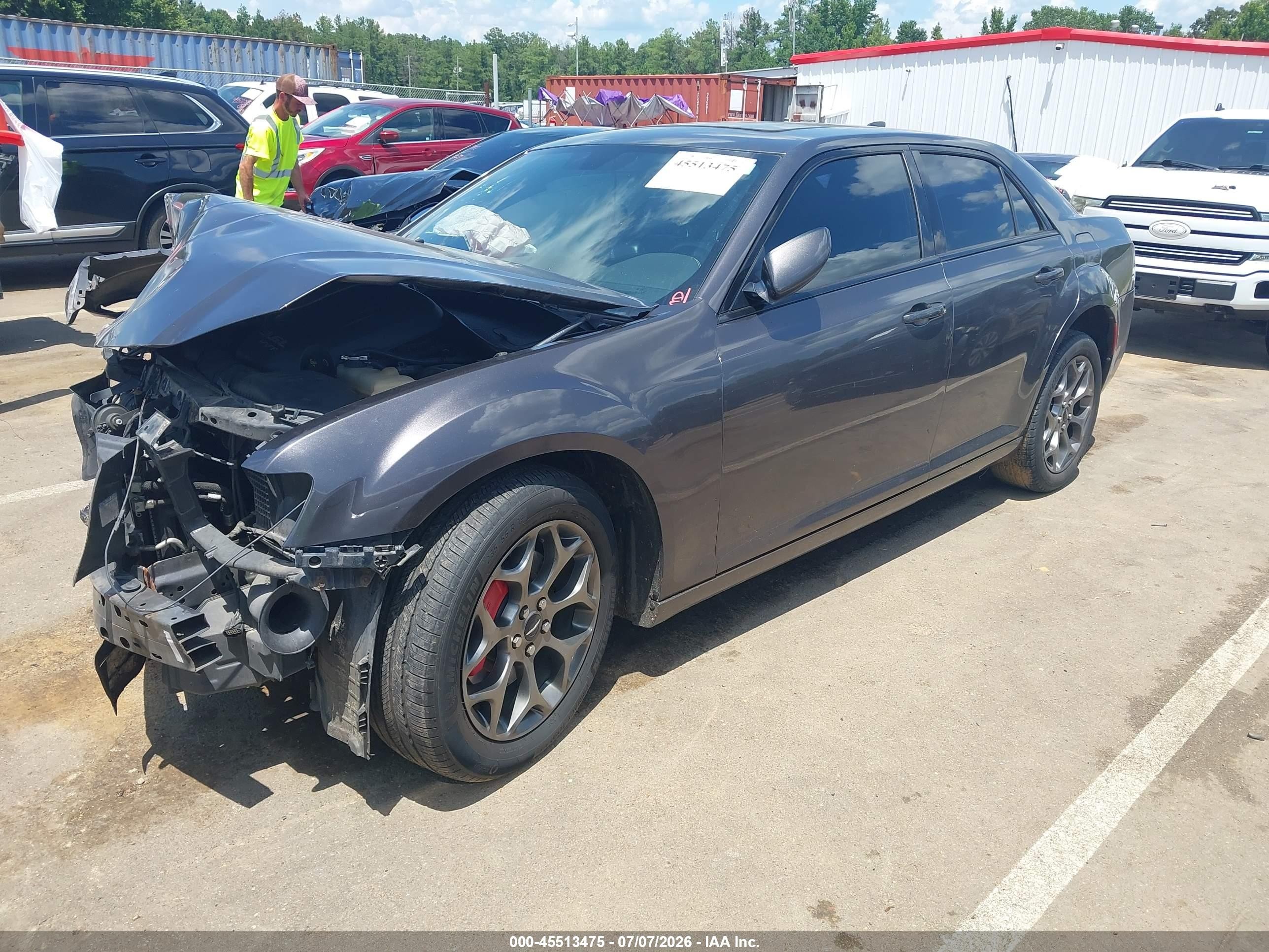 2015 Chrysler 300 300s Gray vin: 2C3CCAGGXFH887547