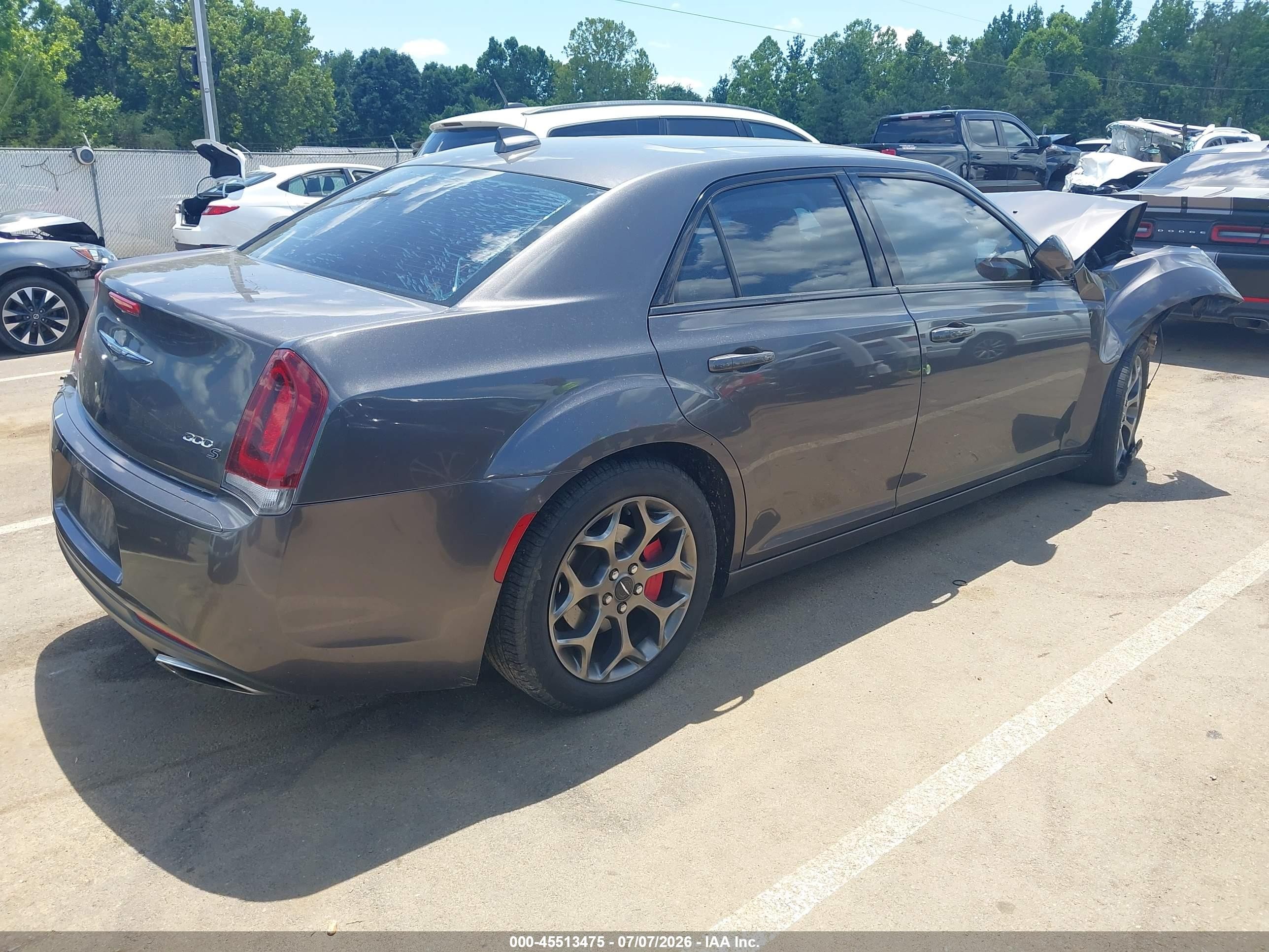 2015 Chrysler 300 300s Gray vin: 2C3CCAGGXFH887547