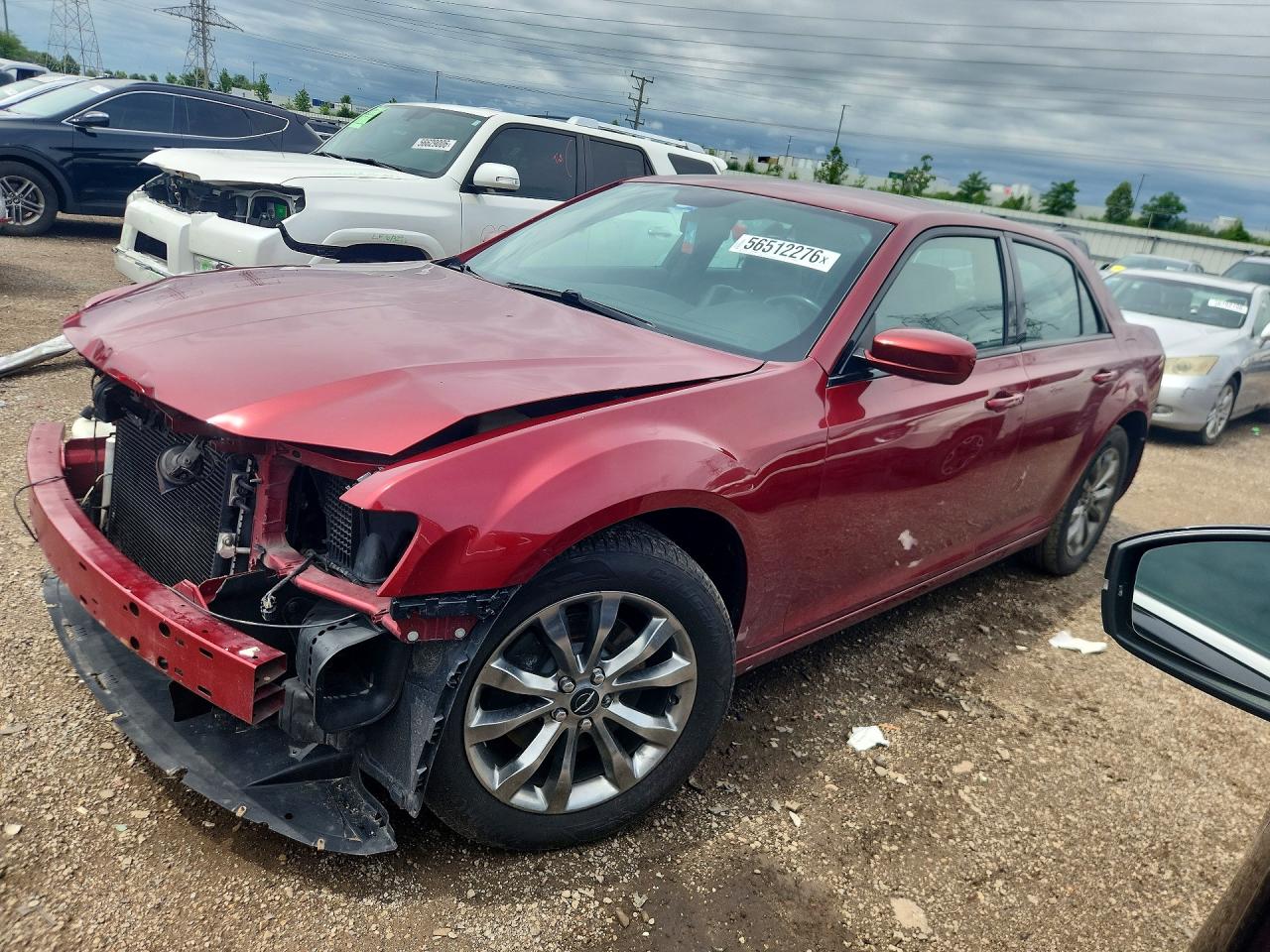 2014 Chrysler 300 S Red vin: 2C3CCAGT7EH257979