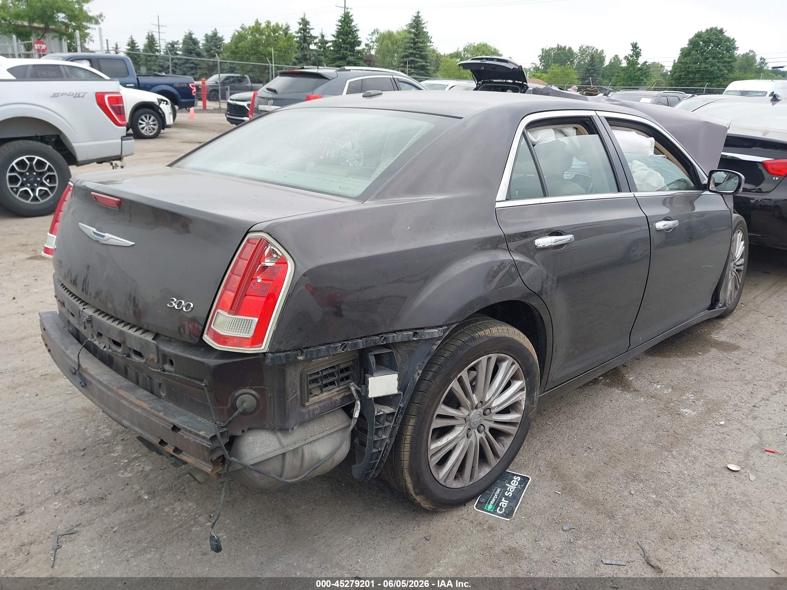 2012 Chrysler 300 Limited Gray vin: 2C3CCAHG4CH182589