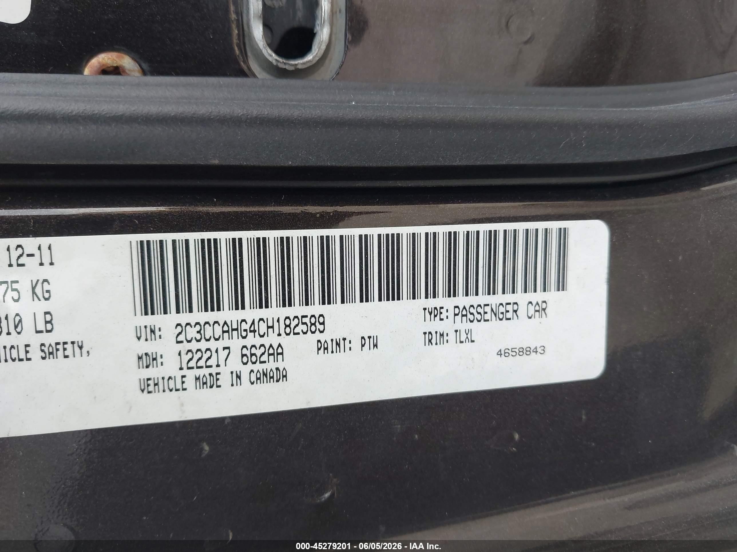 2012 Chrysler 300 Limited Gray vin: 2C3CCAHG4CH182589